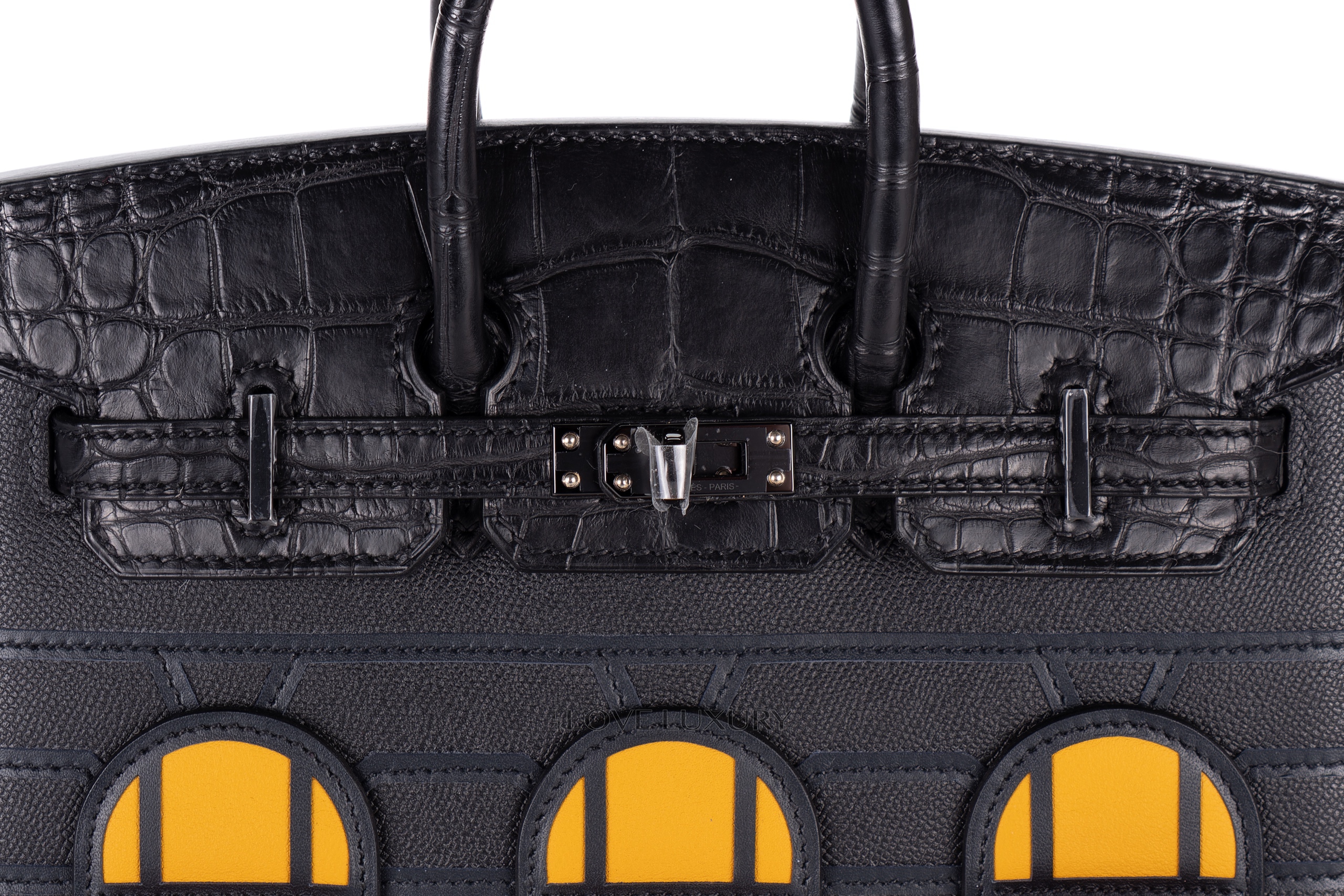 Hermès-Limited-Edition-Birkin-Faubourg-Sellier-20-Veau-Madame-Matte-Alligator-Sombrero-Epsom-and-Swift-Leather-Black-Matte-Hardware-7