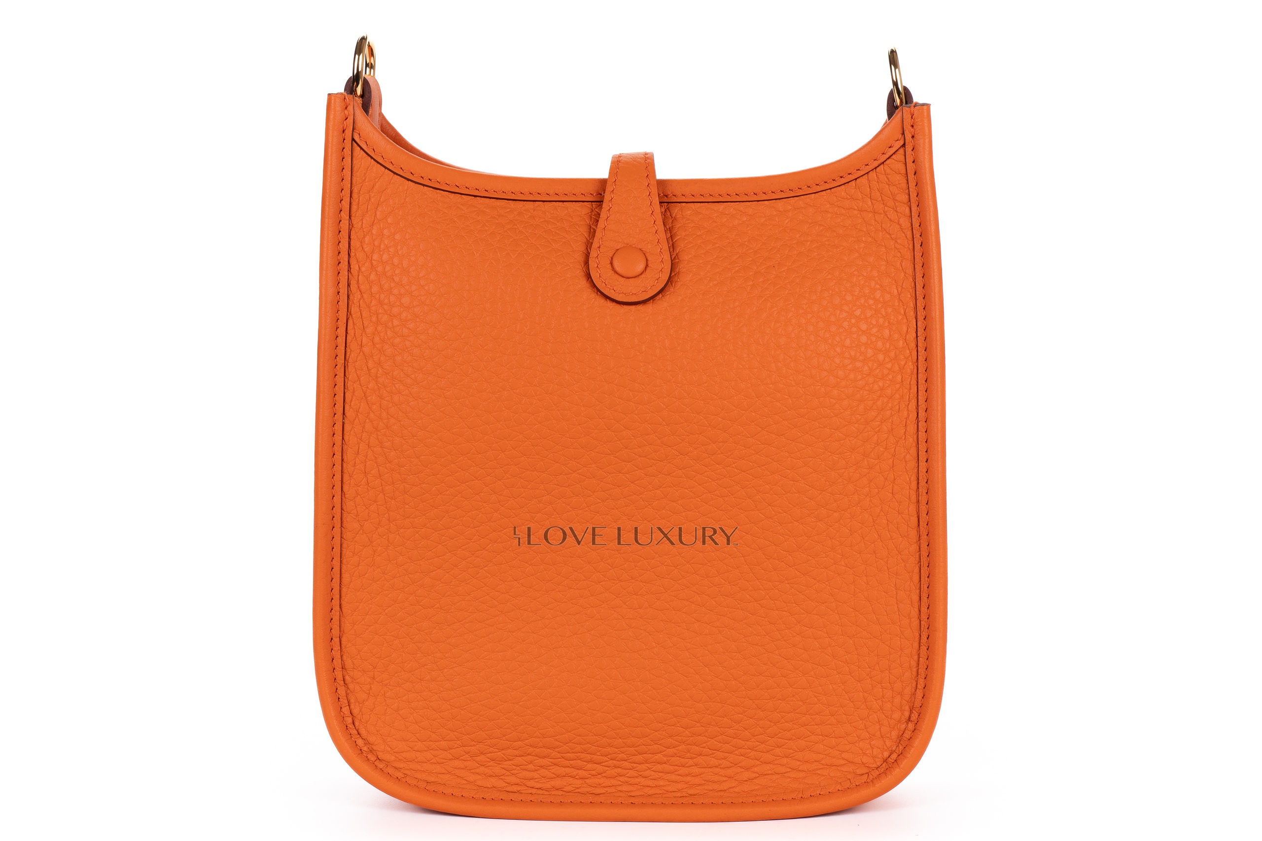 Hermes orange evelyne bag sale