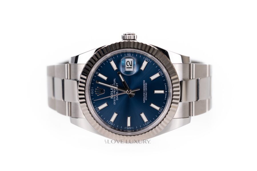 Date just best sale blue dial