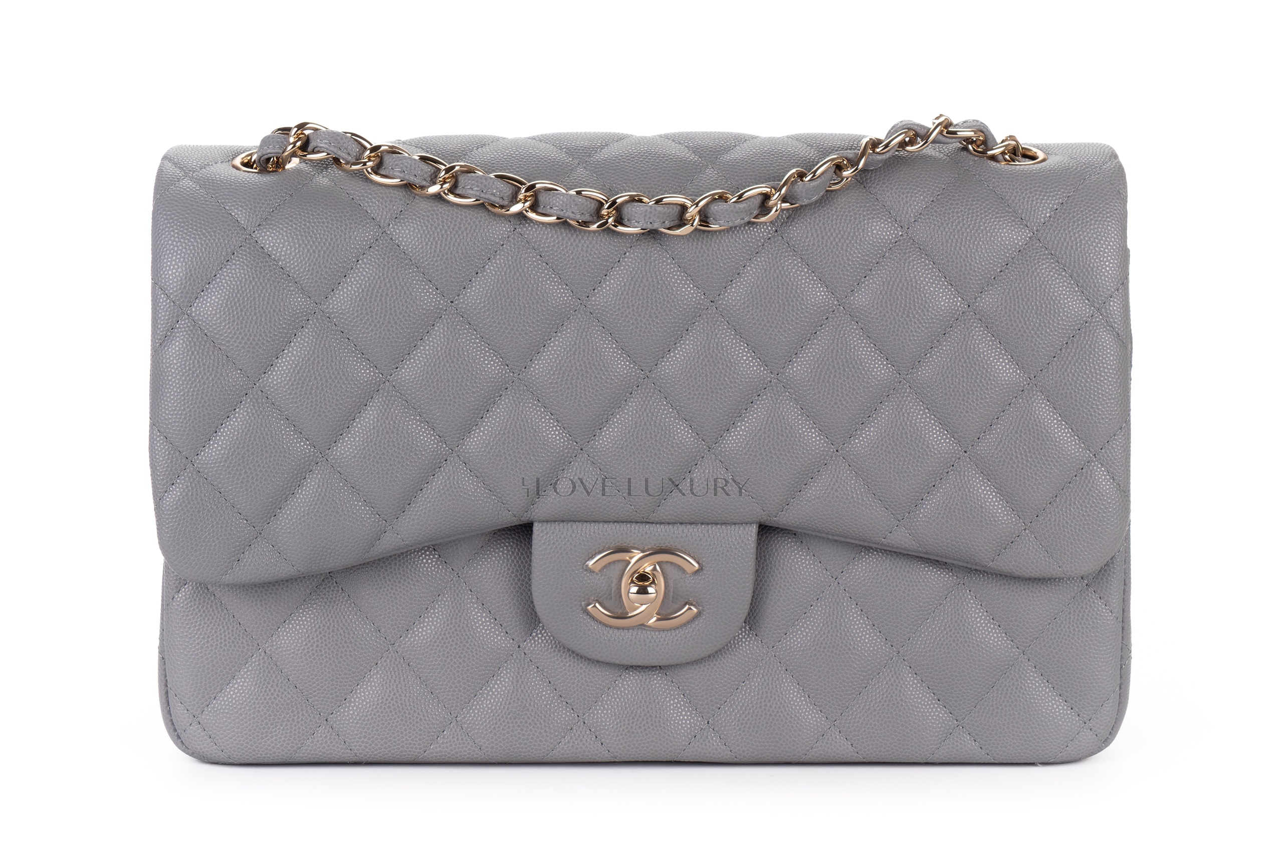 Chanel-Jumbo-Grey-Pale-Caviar-Light-Gold-Hardware-1