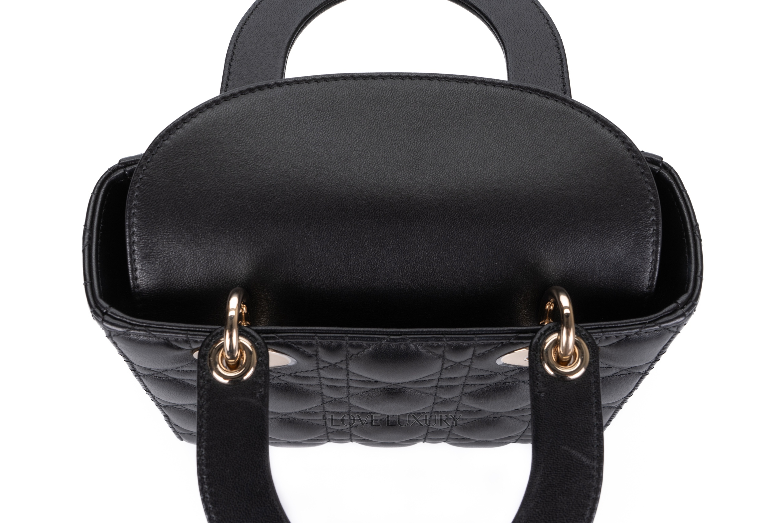 Dior-Small-Lady-Dior-Black-Lambskin-Light-Gold-Hardware-10