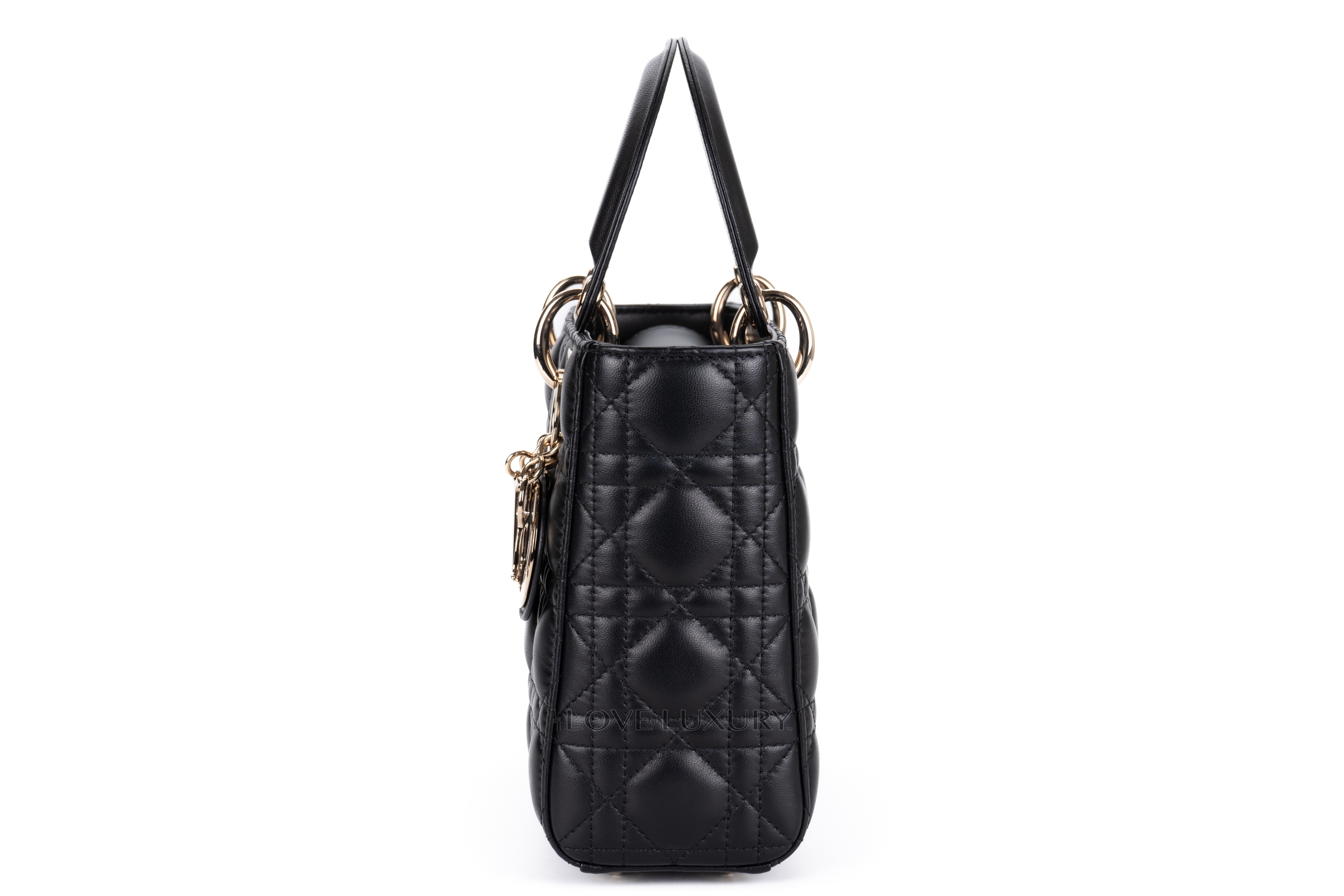 Dior-Small-Lady-Dior-Black-Lambskin-Light-Gold-Hardware-4