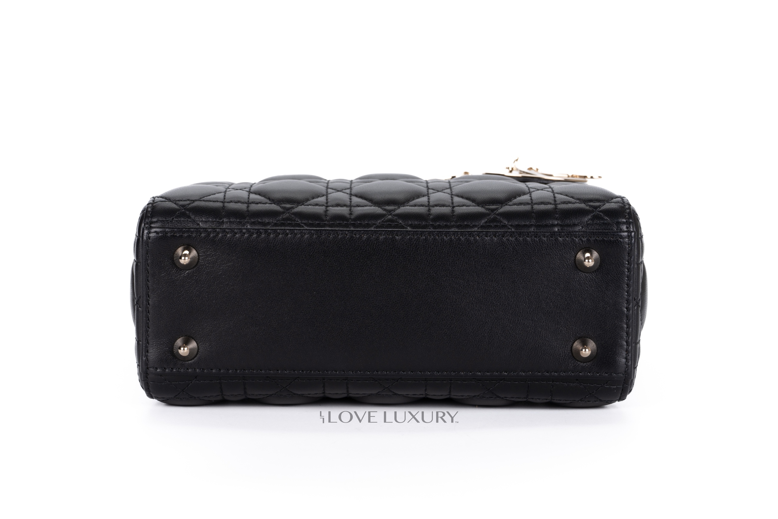 Dior-Small-Lady-Dior-Black-Lambskin-Light-Gold-Hardware-6