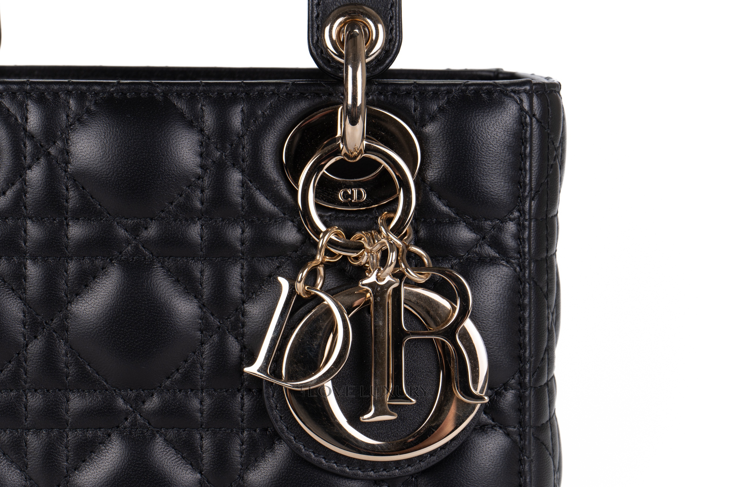 Dior-Small-Lady-Dior-Black-Lambskin-Light-Gold-Hardware-7