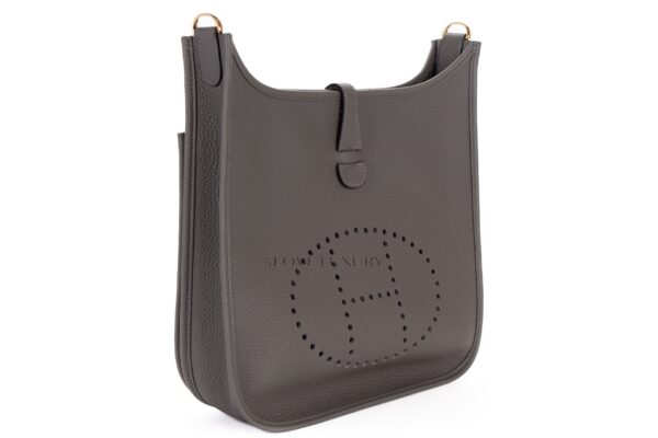 Hermès Evelyne 29 Gris Meyer Clemence Gold Hardware - Luxury