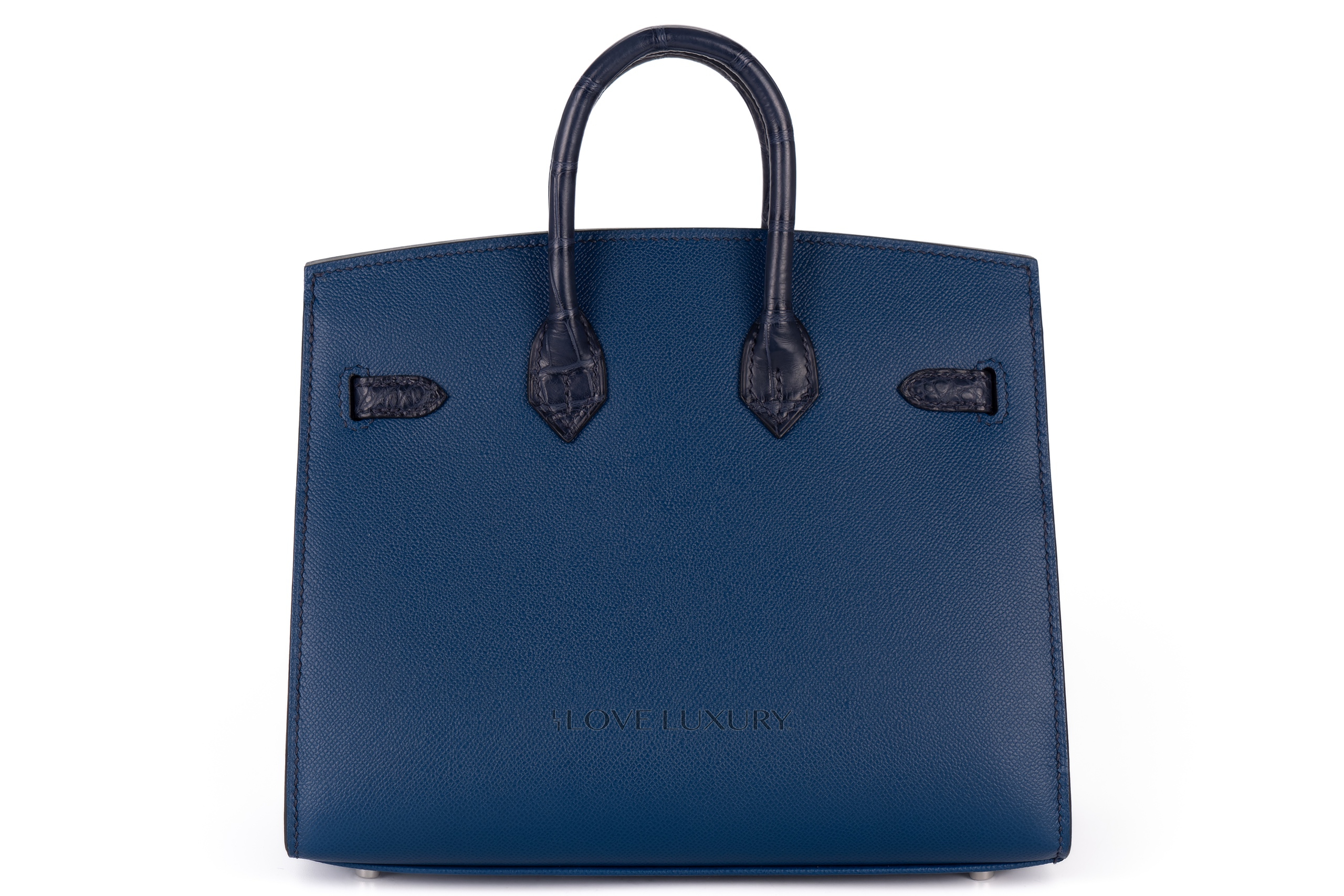 Hermès-Limited-Edition-Birkin-Faubourg-Sellier-20-Veau-Madame-Matte-Alligator-Sombrero-Epsom-and-Swift-Leather-Bleu-Marine-Palladium-Hardware-3