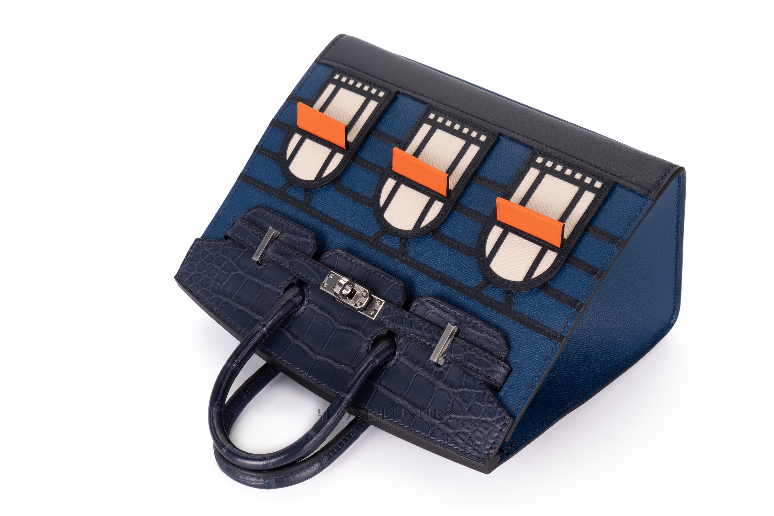 Hermès-Limited-Edition-Birkin-Faubourg-Sellier-20-Veau-Madame-Matte-Alligator-Sombrero-Epsom-and-Swift-Leather-Bleu-Marine-Palladium-Hardware-8