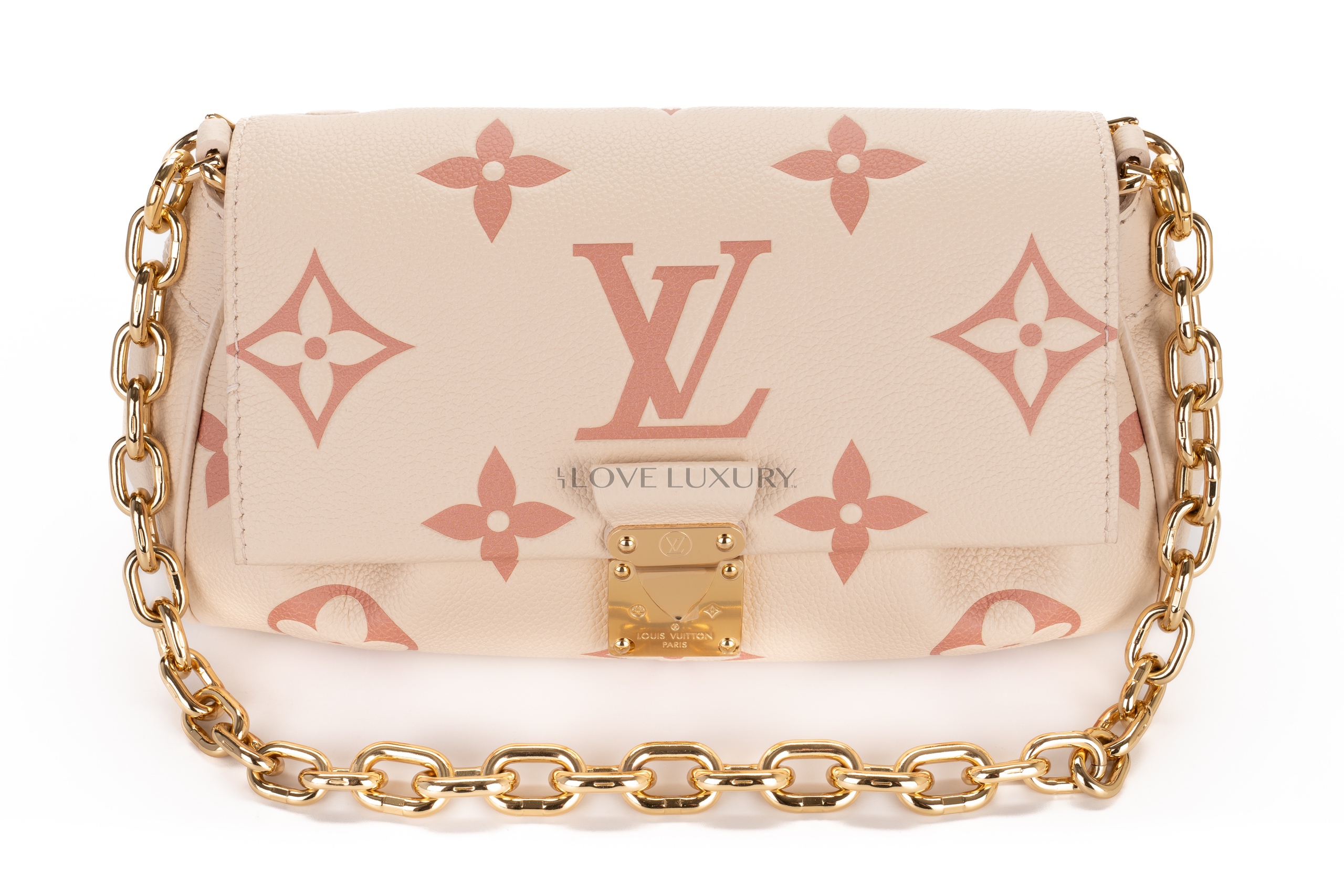 Louis-vuitton-Favourite-Monogram-Pink-and-Cream-Gold-Hardware-8