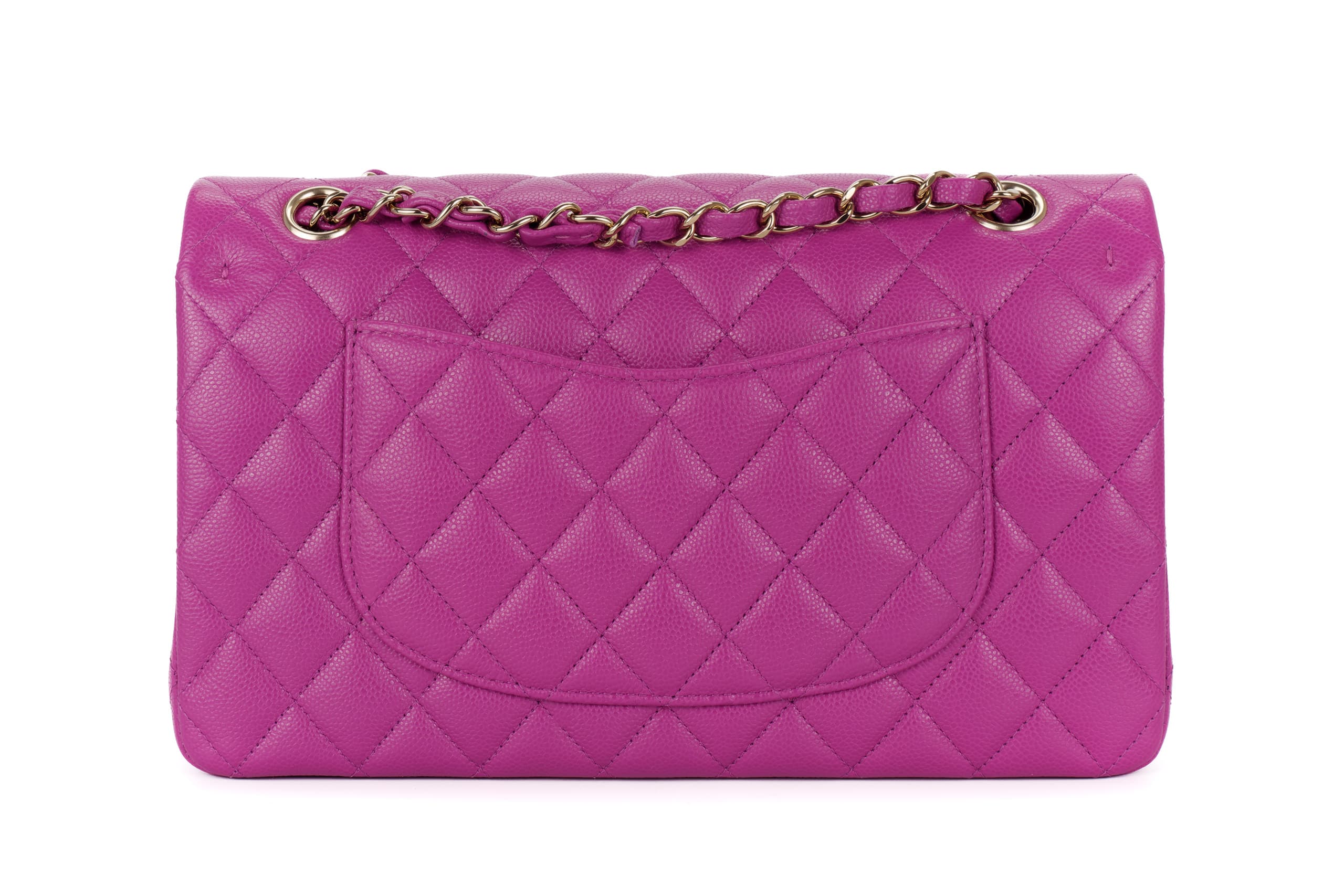 Chanel-Medium-Classic-Flap-Caviar-Violet-Light-Gold-Hardware-3