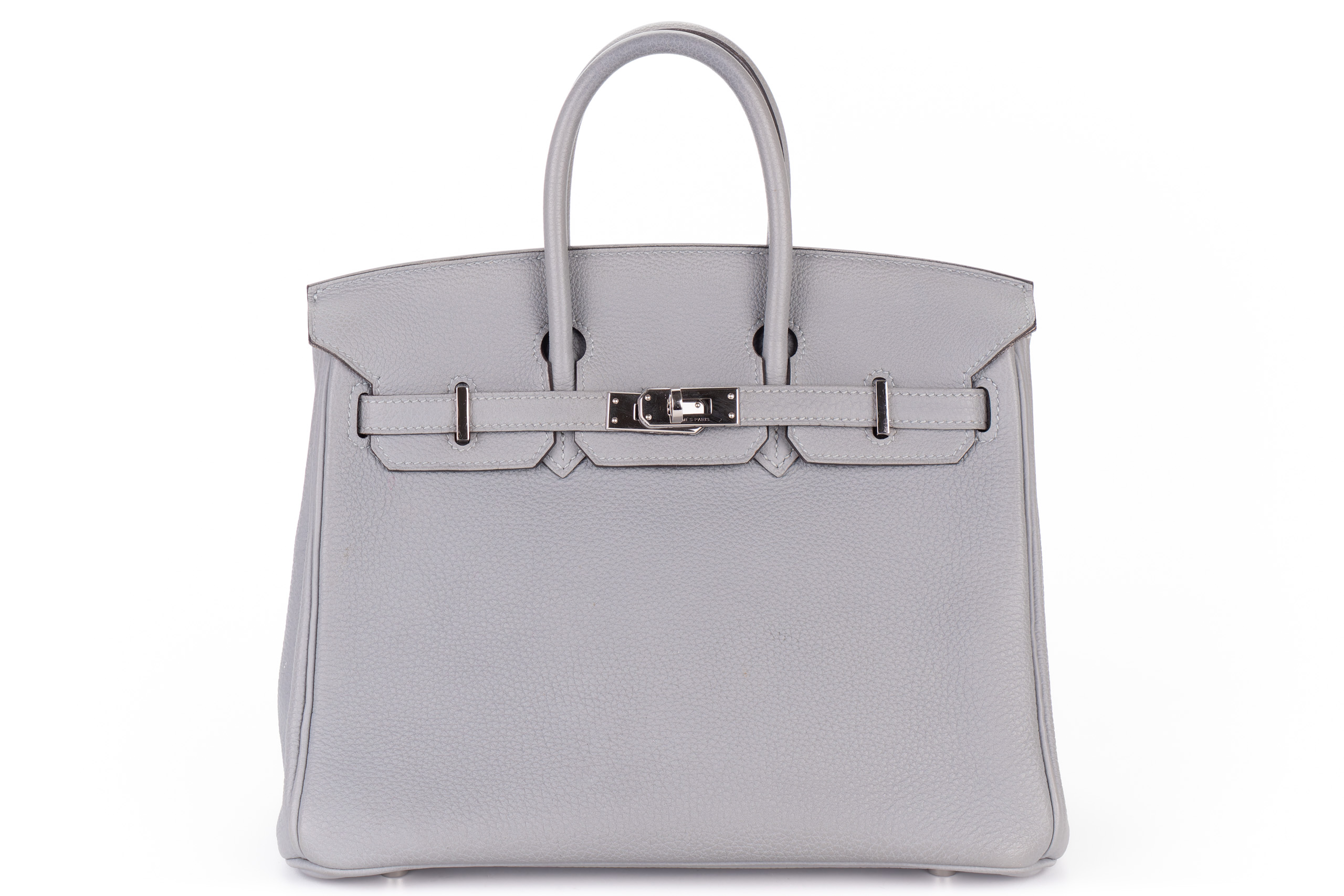 Hermès Birkin 25 Bleu Lin Togo Palladium Hardware