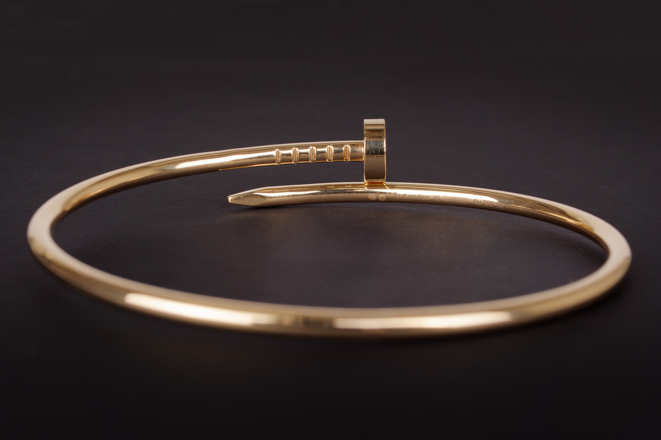 Cartier-Juste-Un-Clou-Slim-Yellow-Gold-Bangle-Size-16-2022-11