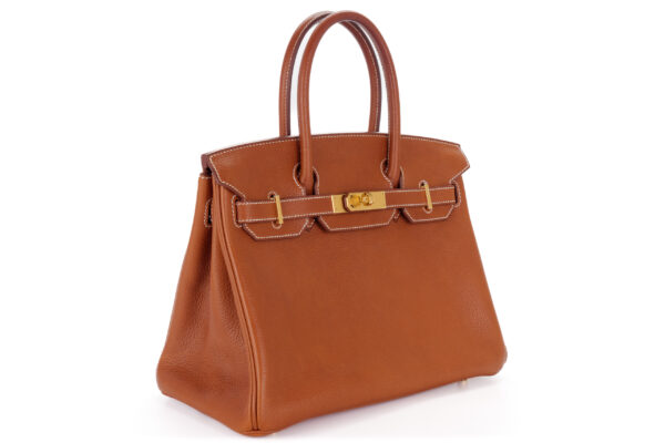 Hermès Birkin 30 Barenia Fabourg Fauve Gold Hardware - Luxury Shopping