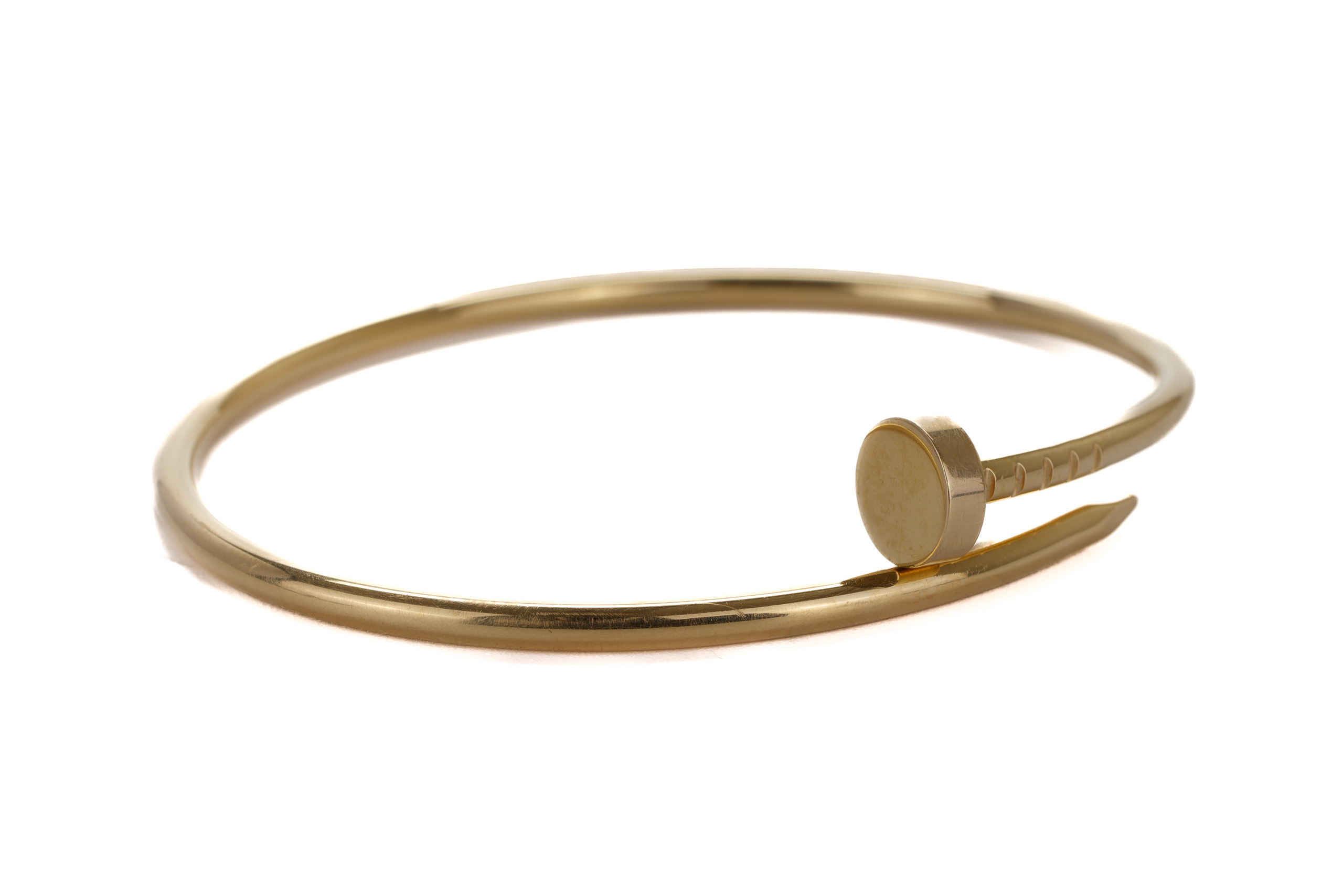 Cartier-Juste-Un-Clou-Slim-Yellow-Gold-Bangle-Size-17-2021-2453-2