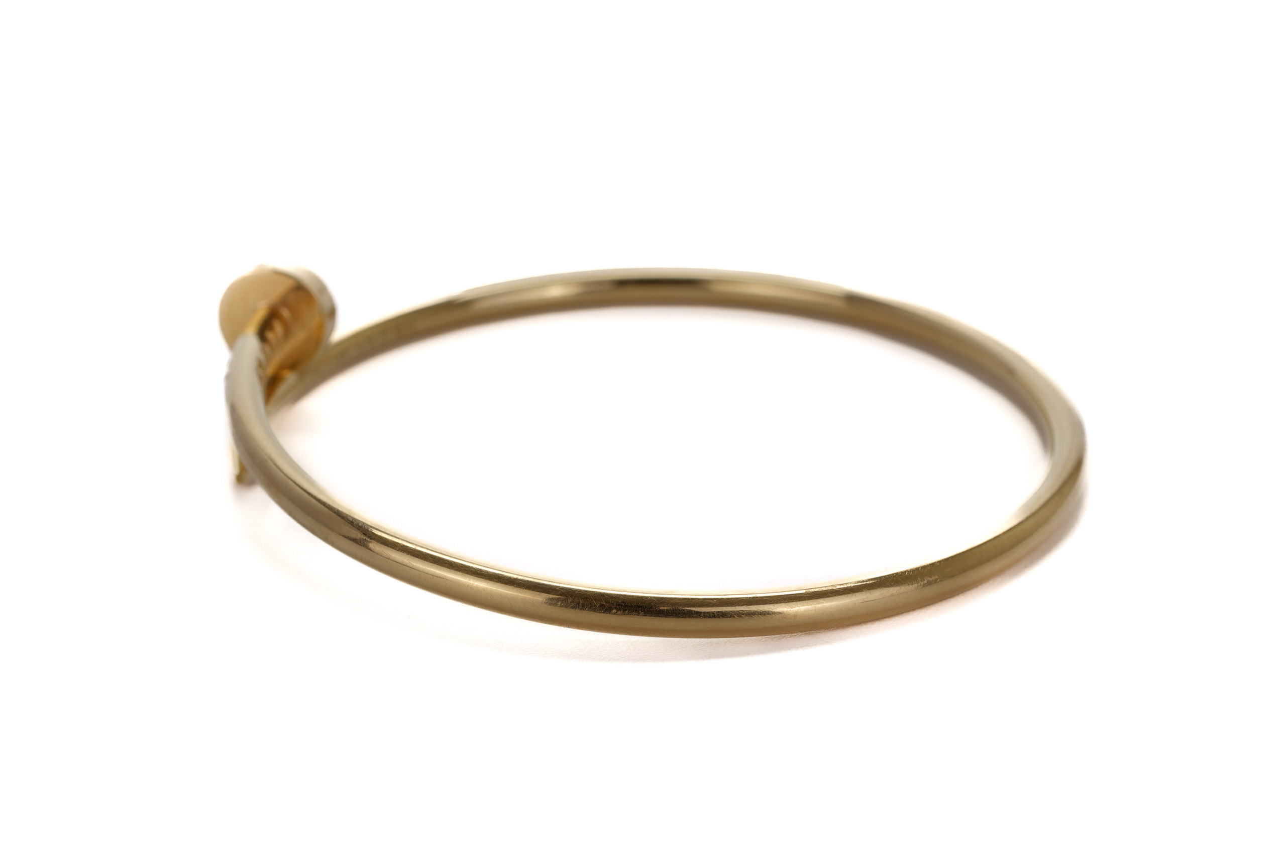 Cartier-Juste-Un-Clou-Slim-Yellow-Gold-Bangle-Size-17-2021-2453-7