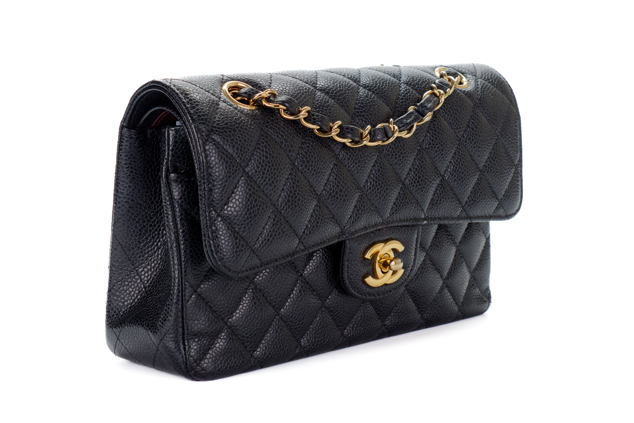 Chanel-Small-Black-Classic-Flap-Caviar-Gold-Hardware-2647-updated-12