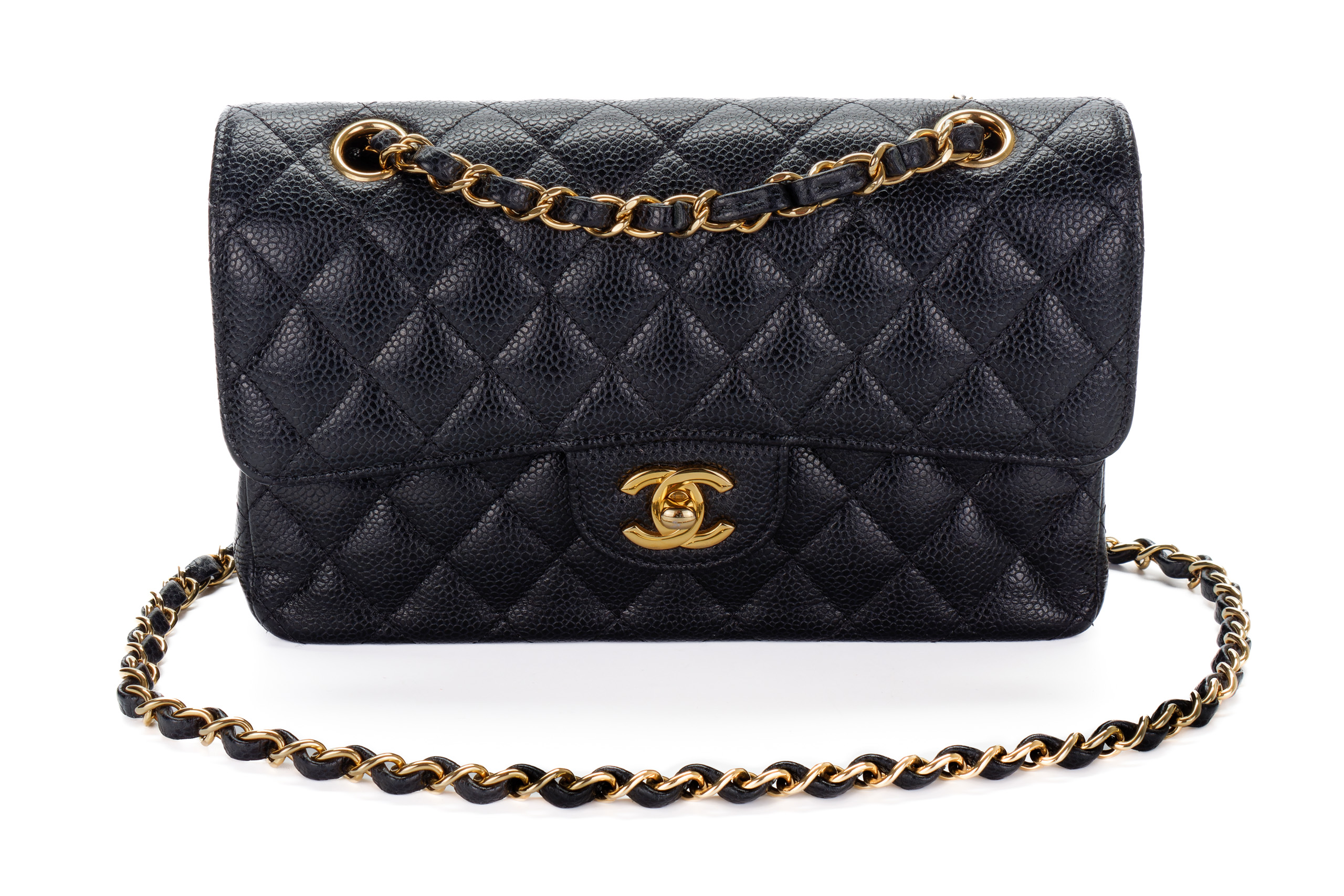 Chanel-Small-Black-Classic-Flap-Caviar-Gold-Hardware-2647-updated-18