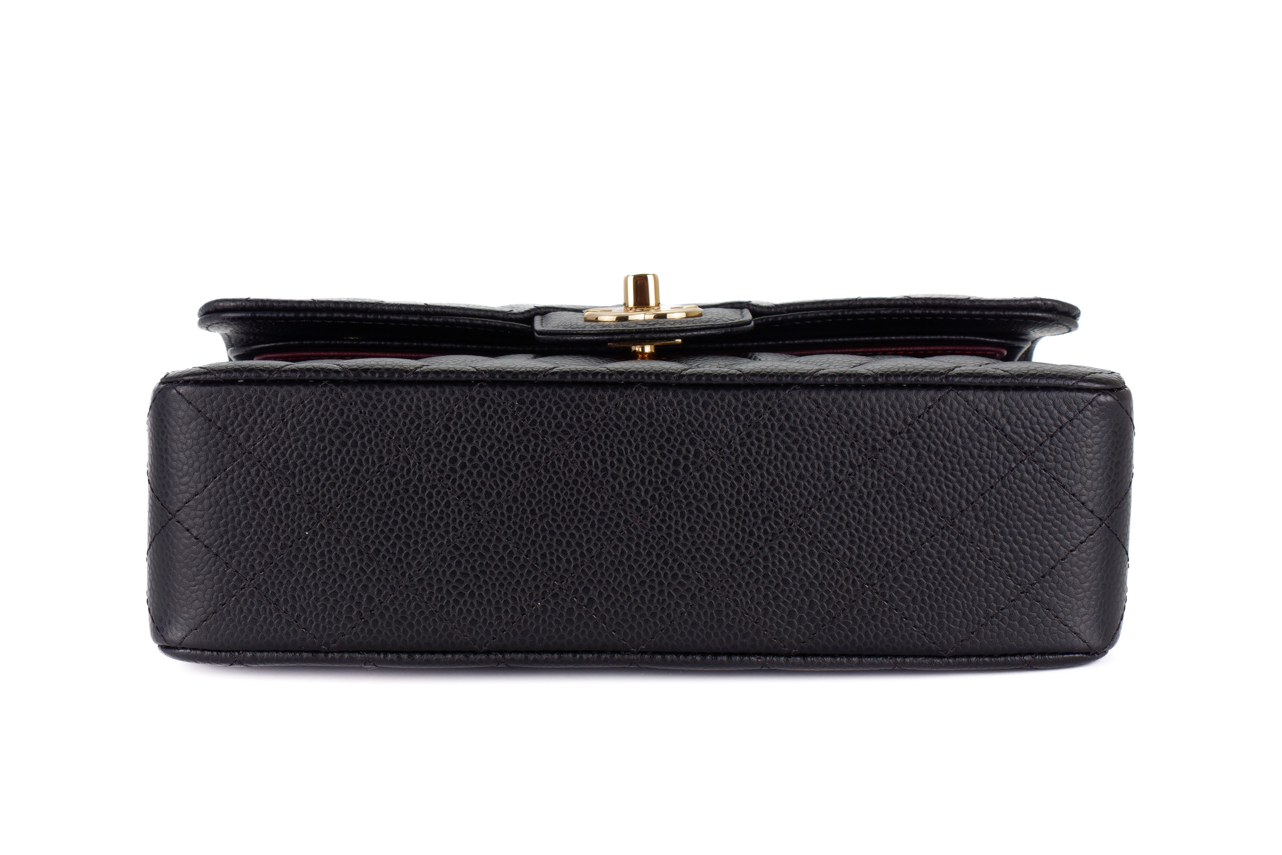 Chanel Small Classic Flap Black Caviar Gold Hardware - Luxury Shopping