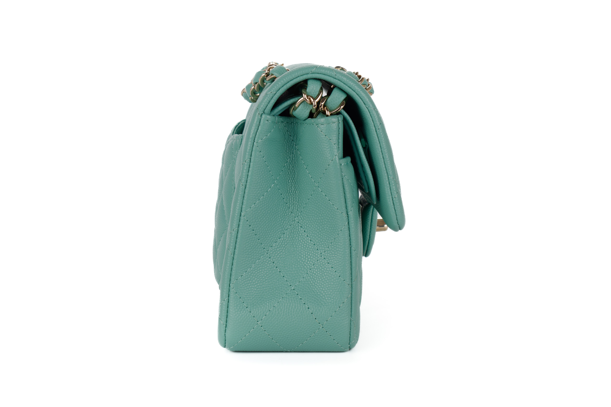 Chanel-Small-Classic-Flap-Mint-Green-Caviar-Light-Gold-Hardware-2603-5