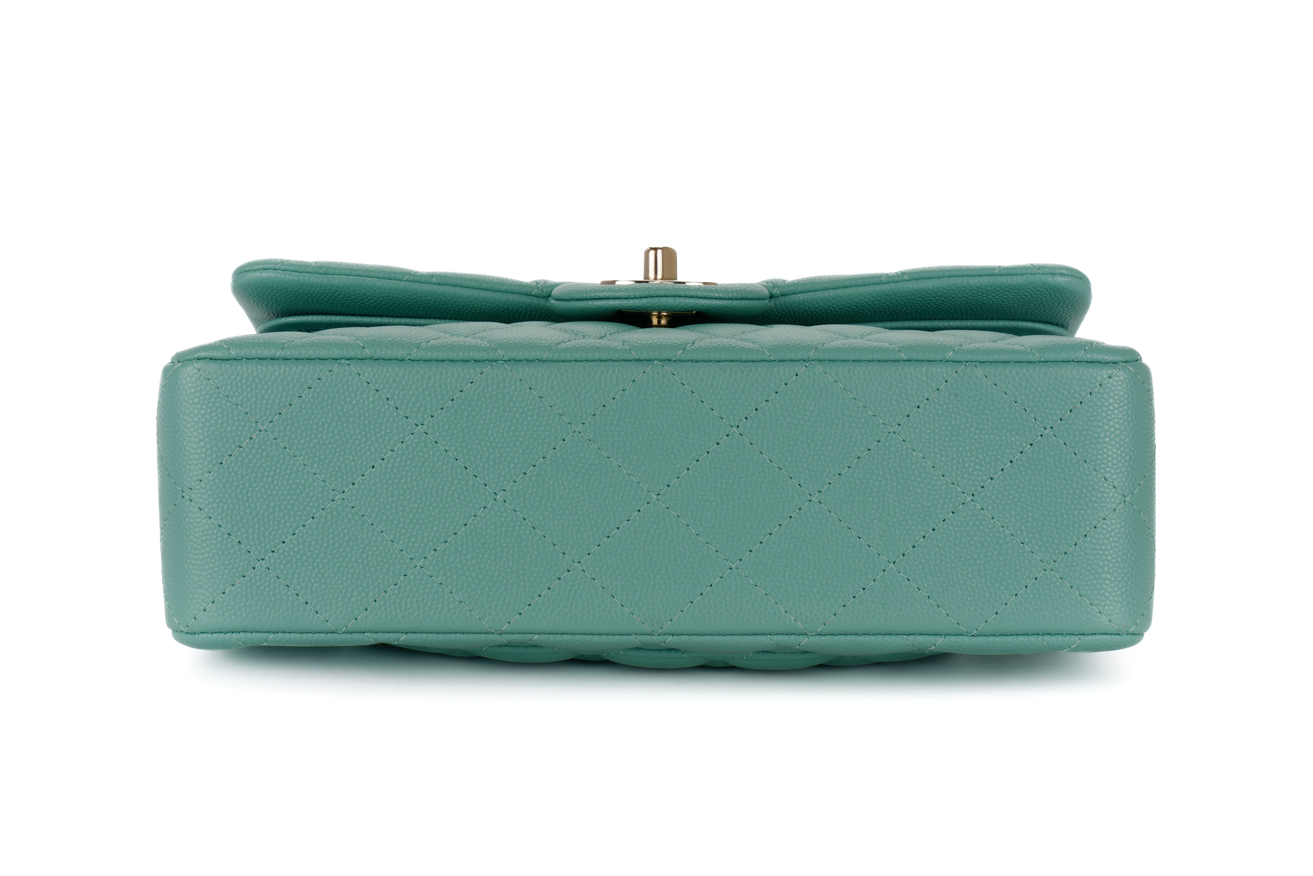 Chanel-Small-Classic-Flap-Mint-Green-Caviar-Light-Gold-Hardware-2603-6