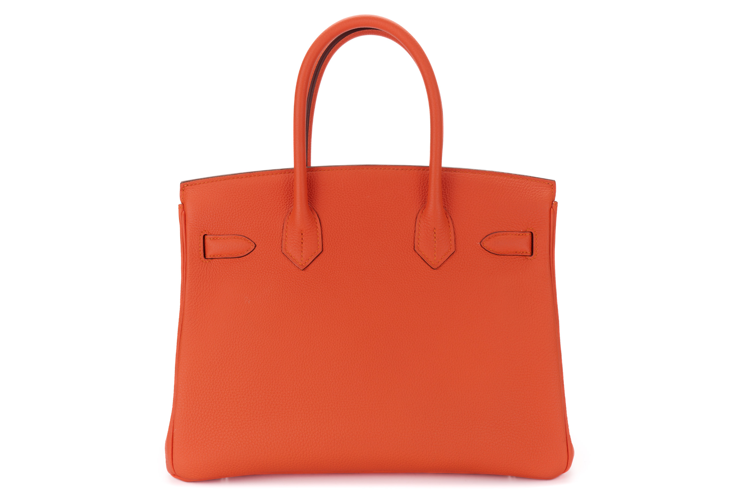 Hermes Birkin 30 Feu Togo Palladium Hardware