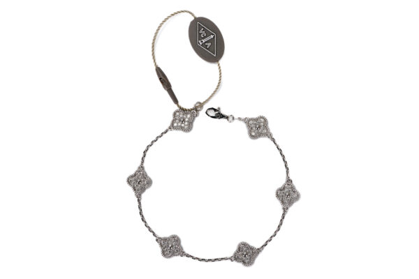 Van Cleef Arpels 6-Motif Sweet Alhambra White Gold Diamonds