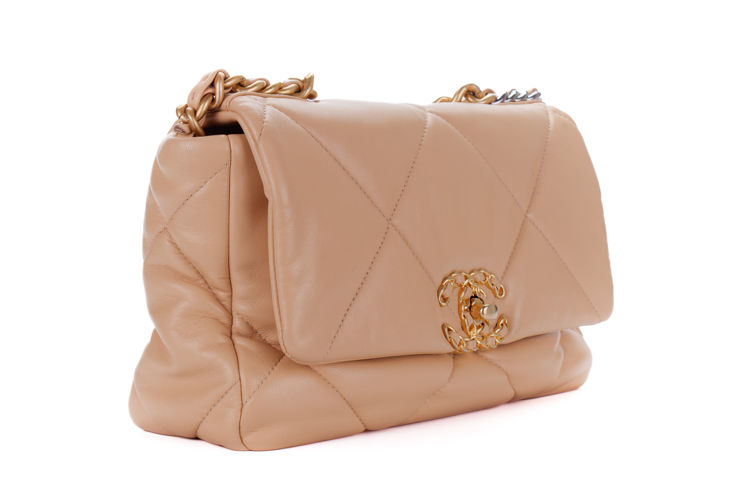 Chanel-19-Medium-Beige-Lambskin-Two-Tone-Hardware-2