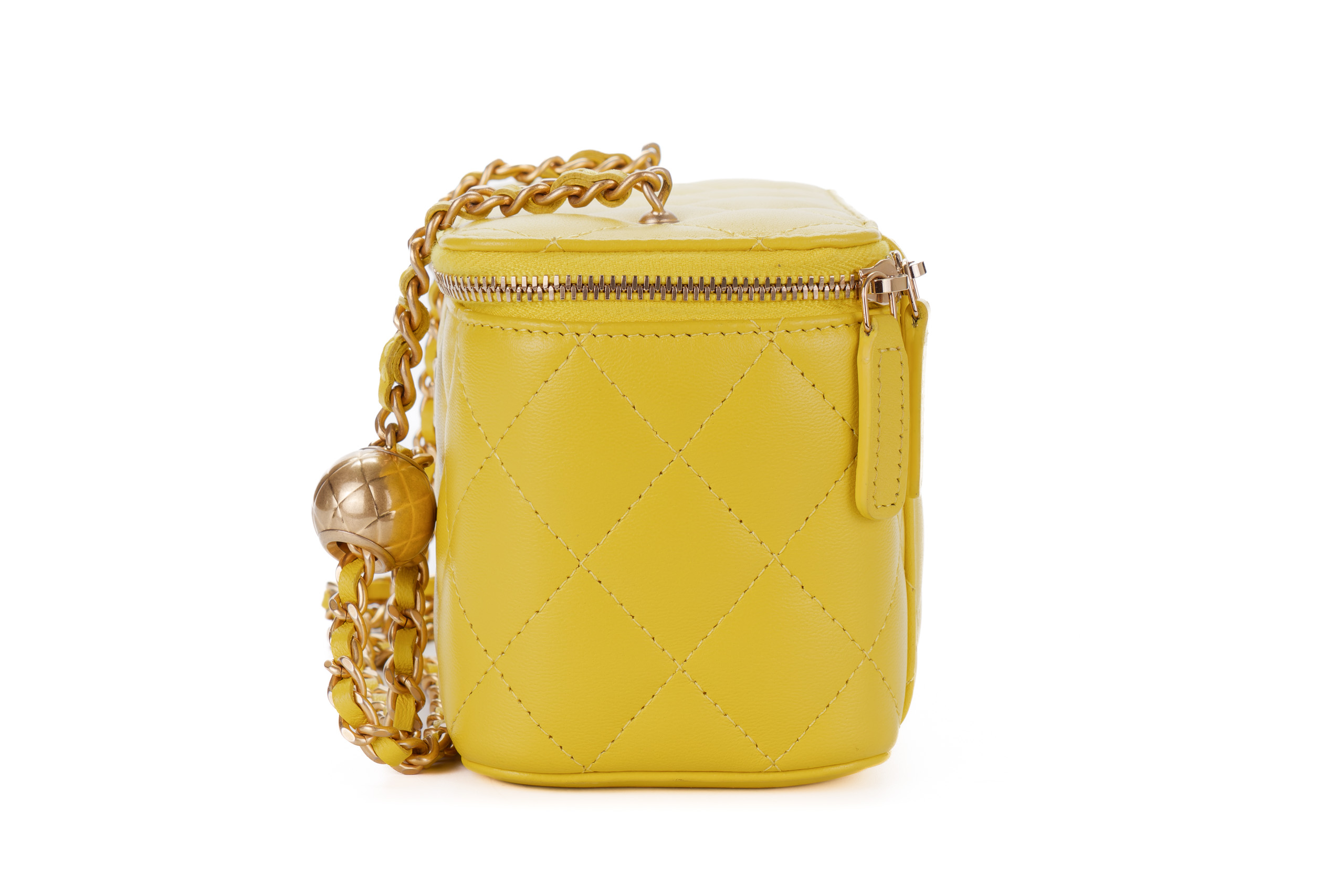 Chanel-Small-Yellow-Caviar-Quilted-Vanity-Crossbody-Gold-Hardware-4