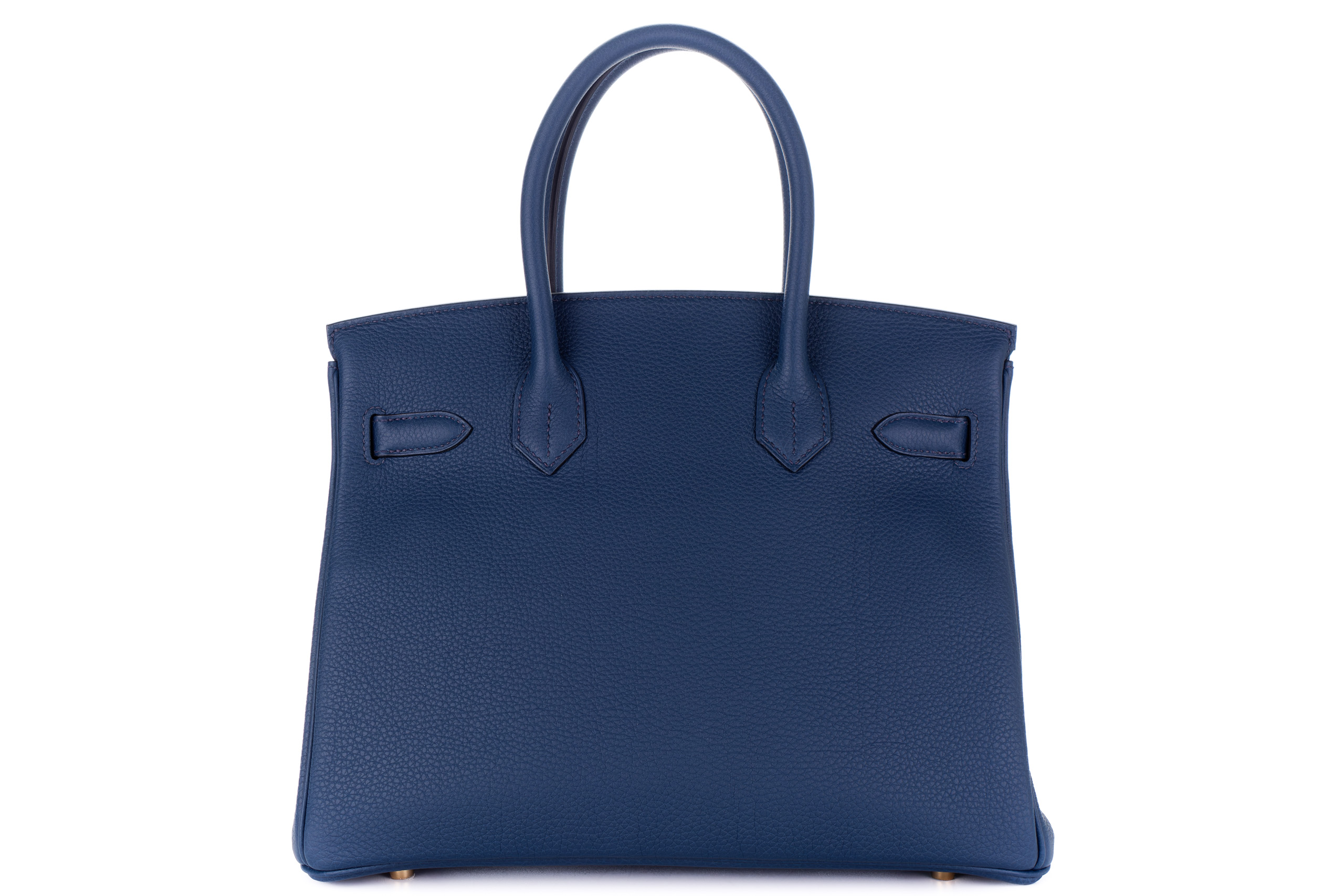 Hermes Birkin 30 Togo Bleu De Prusse Gold Hardware Luxury Shopping