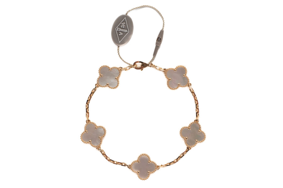 Van Cleef Motif Bracelet Mother Of Pearl Van Cleef Arpels VCA - Main Image