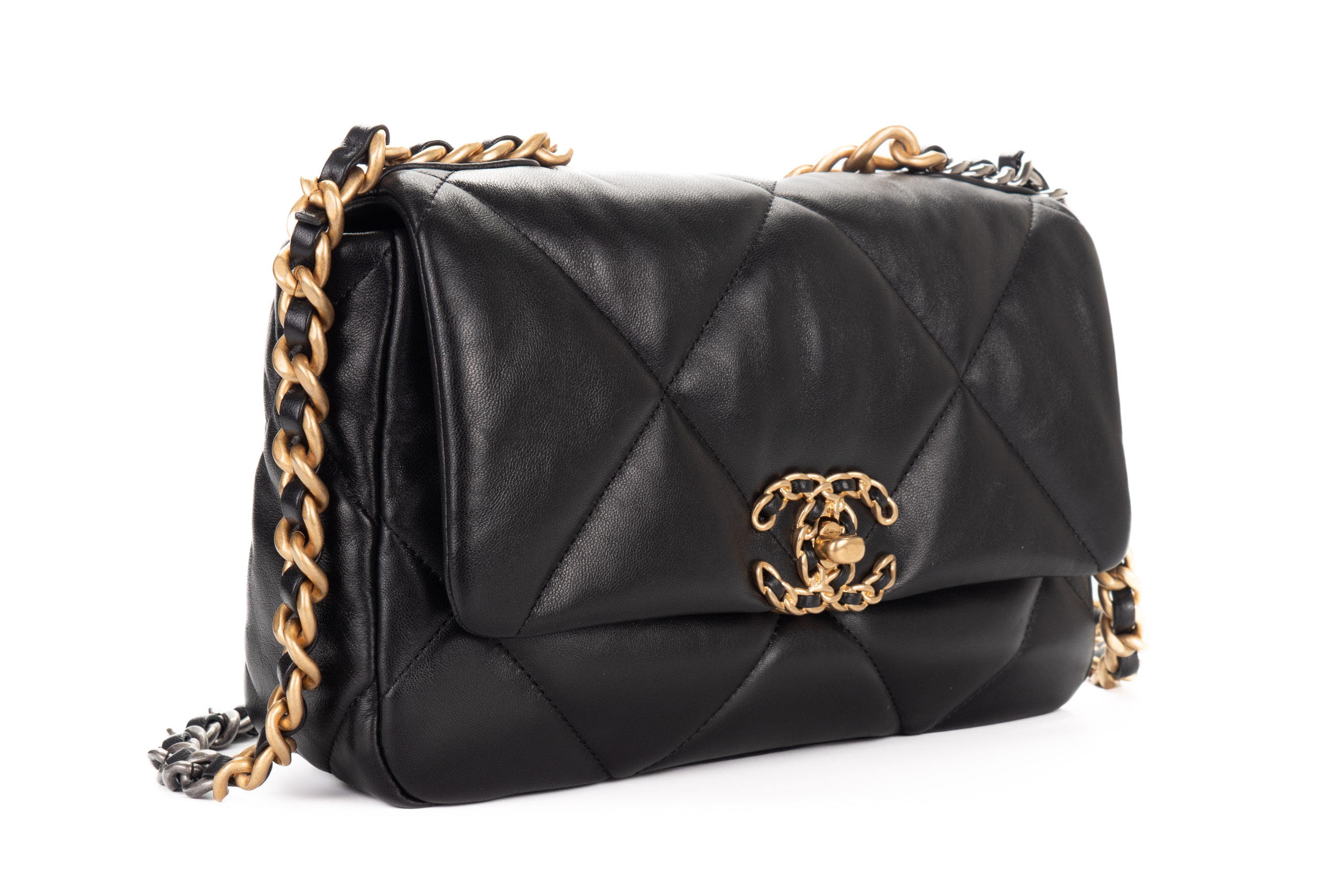 Chanel-19-Flap-Medium-Black-Goatskin-Mixed-Hardware-2024-2