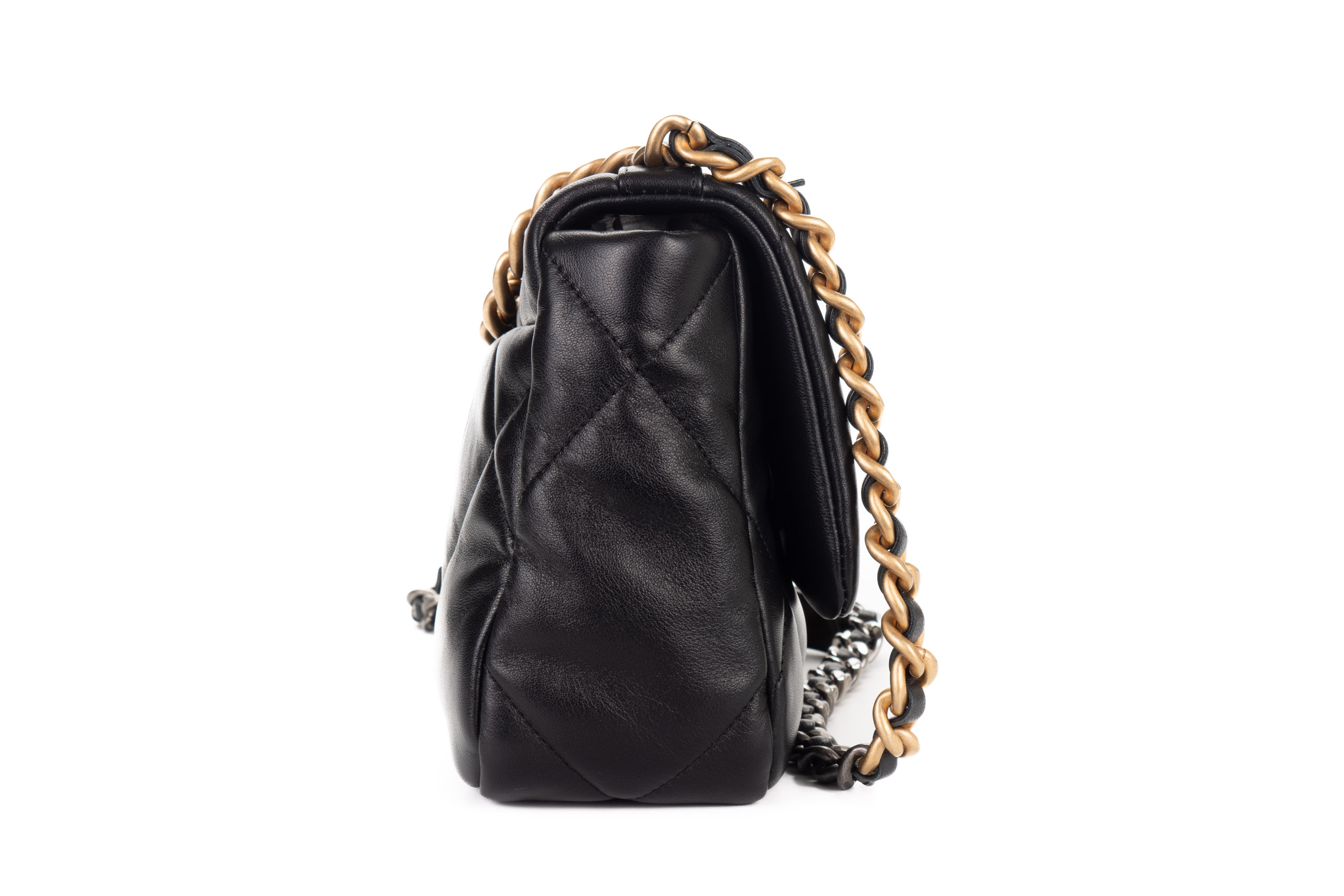 Chanel-19-Flap-Medium-Black-Goatskin-Mixed-Hardware-2024-5