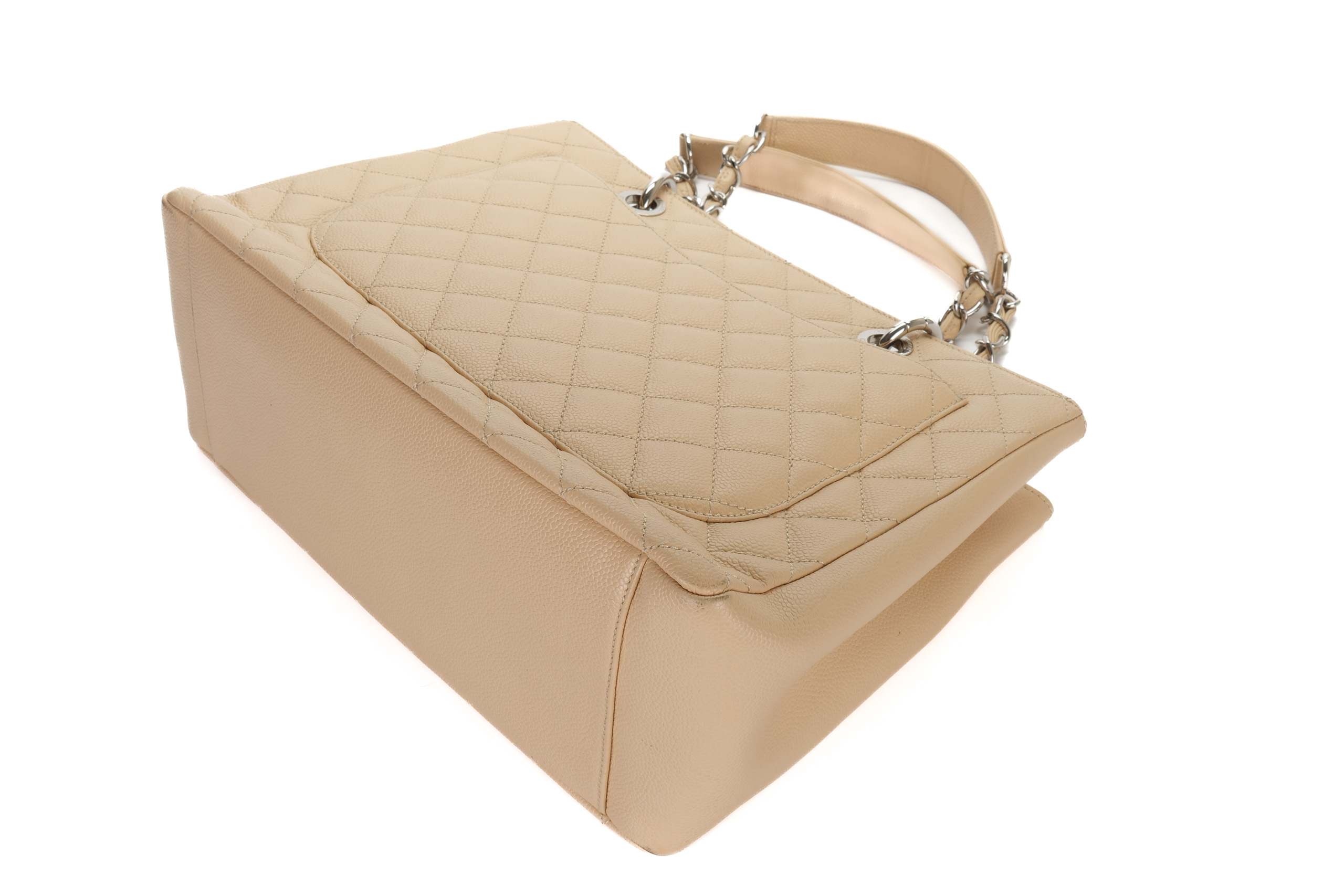 Chanel gst beige caviar sale