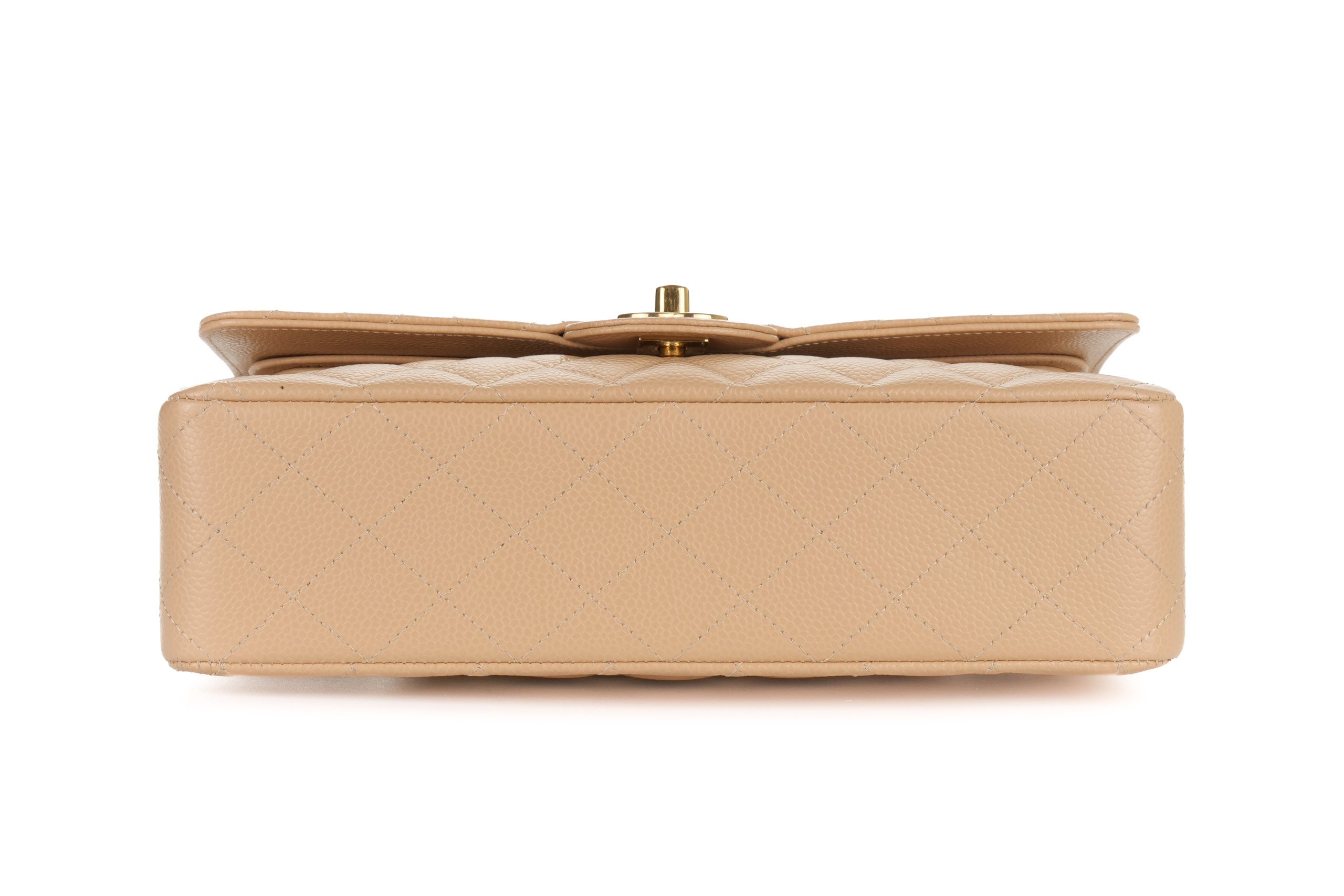 Chanel-Classic-Flap-Medium-Beige-Caviar-Gold-Hardware-2981-6