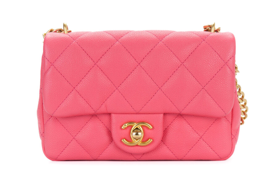 Pink quilted handbag hotsell