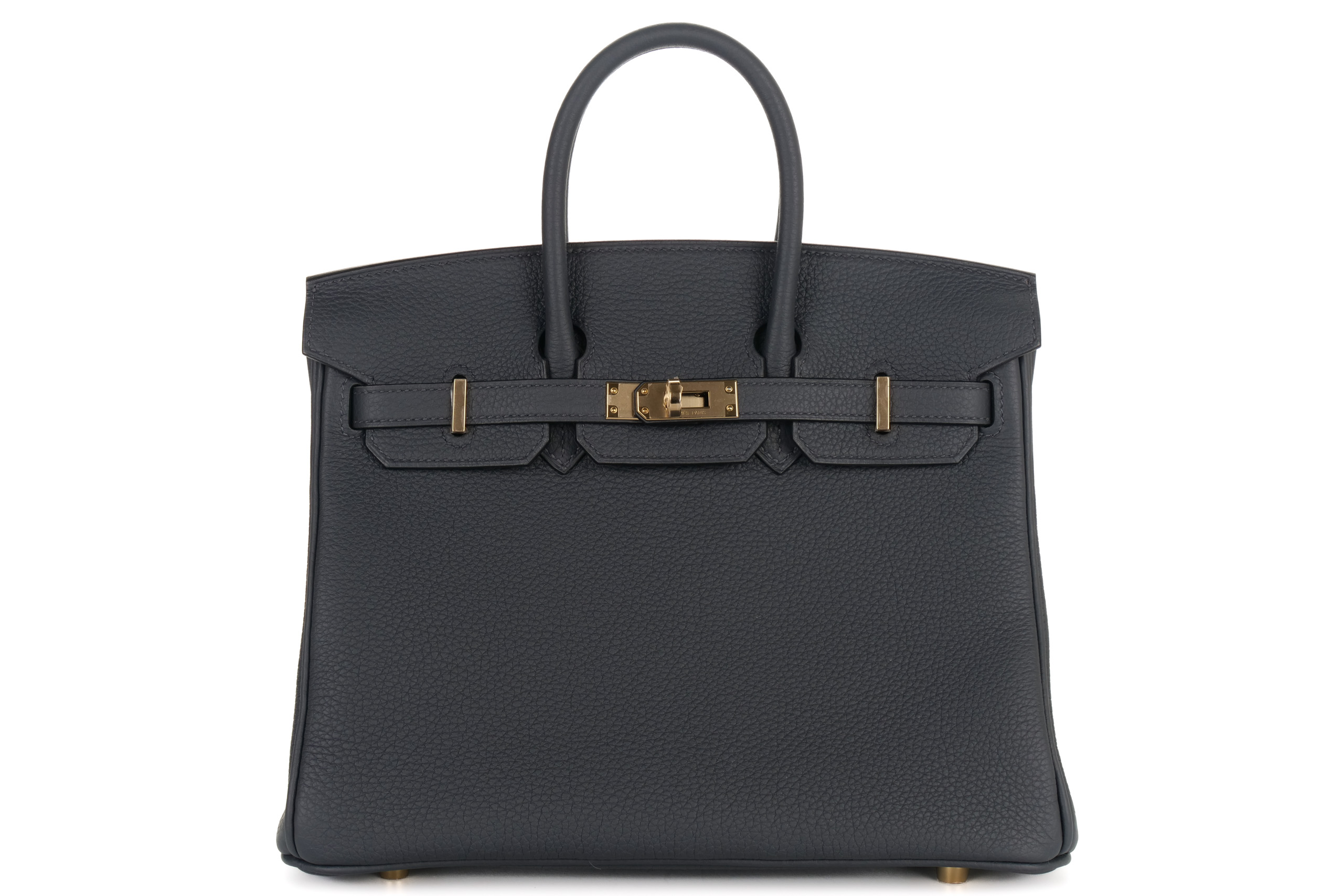 Hermès Birkin 25 Gris Misty Togo Permabrass Hardware - Luxury Shopping