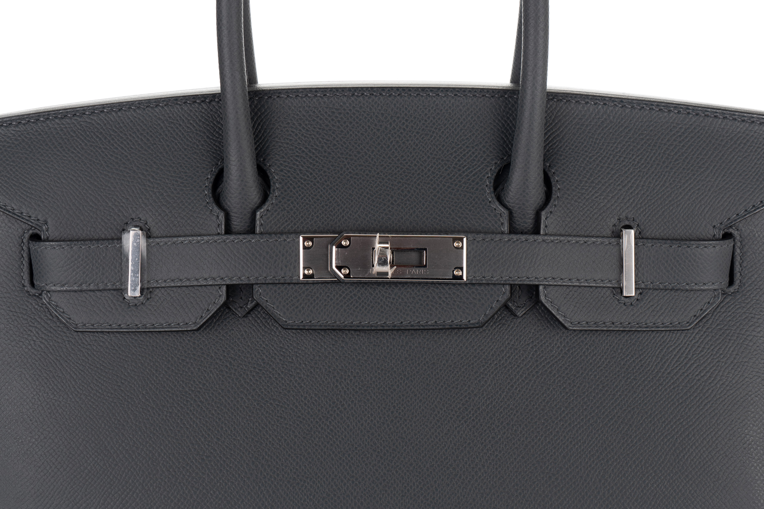 Hermès Birkin 30 Gris Misty Epsom Sellier Palladium Hardware - Luxury ...