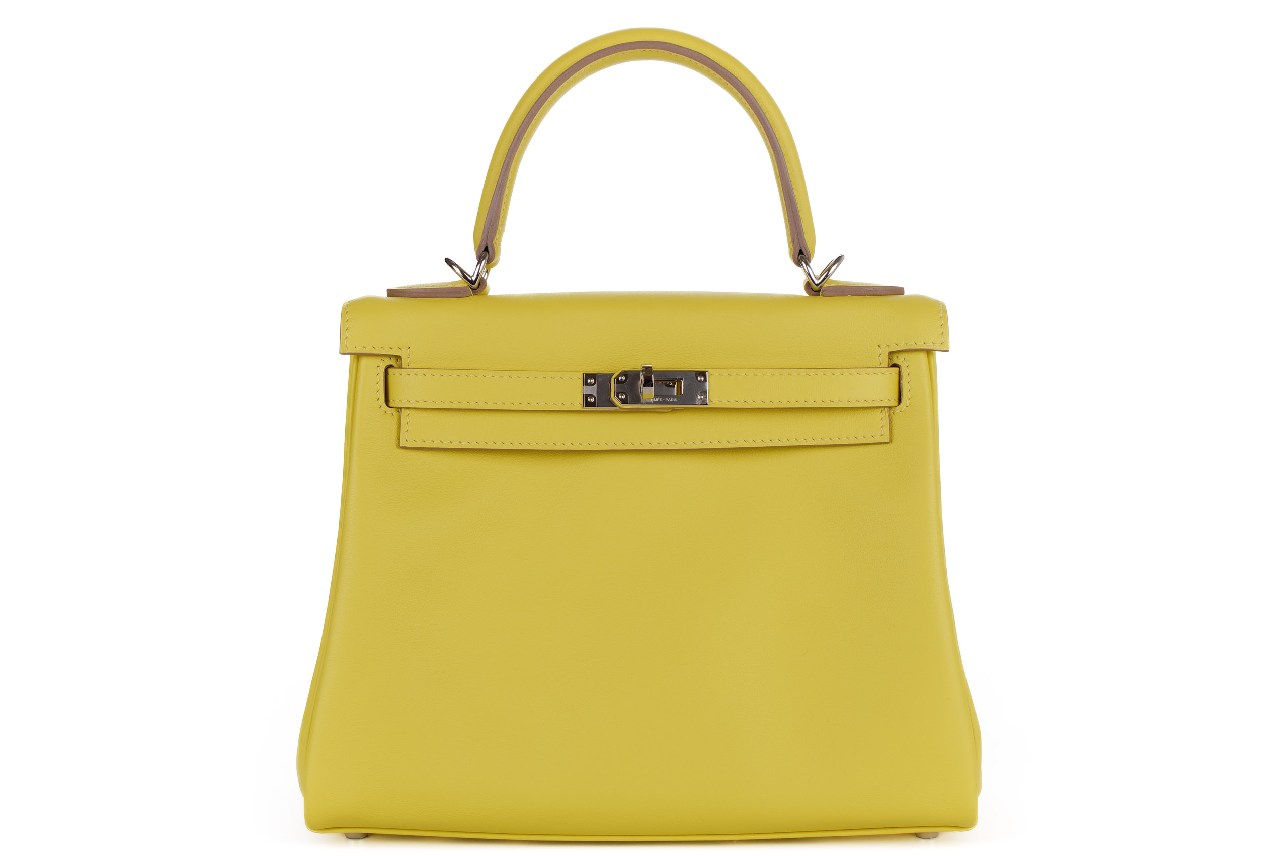 Hermes Kelly 25 Lime Swift Hermes Lime Pochette Kelly Cut Swift