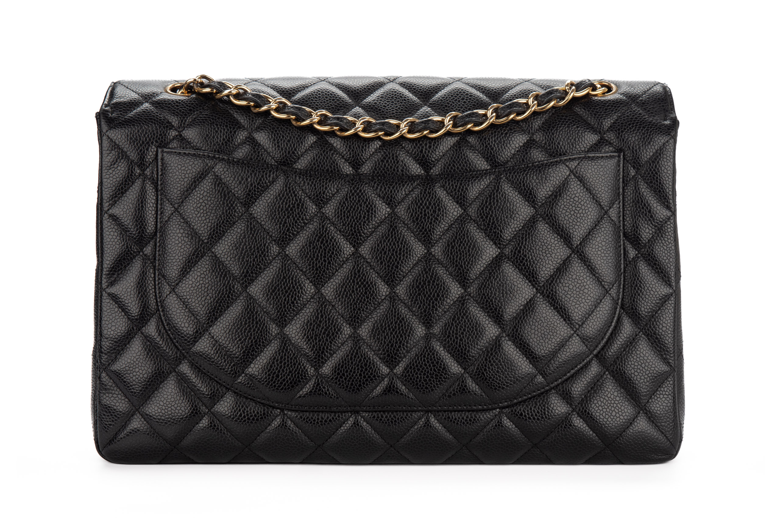 Chanel-Jumbo-Single-Flap-Black-Caviar-Gold-Hardware-3046-3