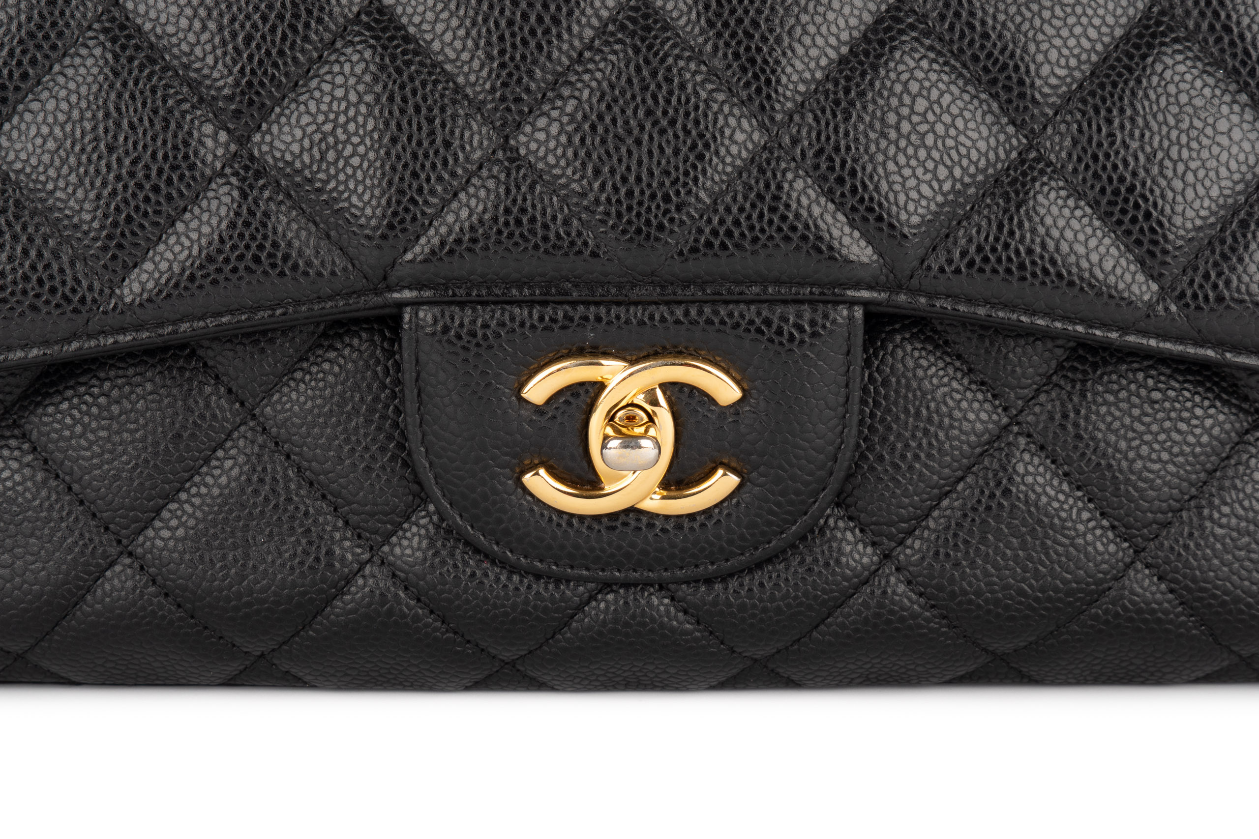 Chanel-Jumbo-Single-Flap-Black-Caviar-Gold-Hardware-3046-7