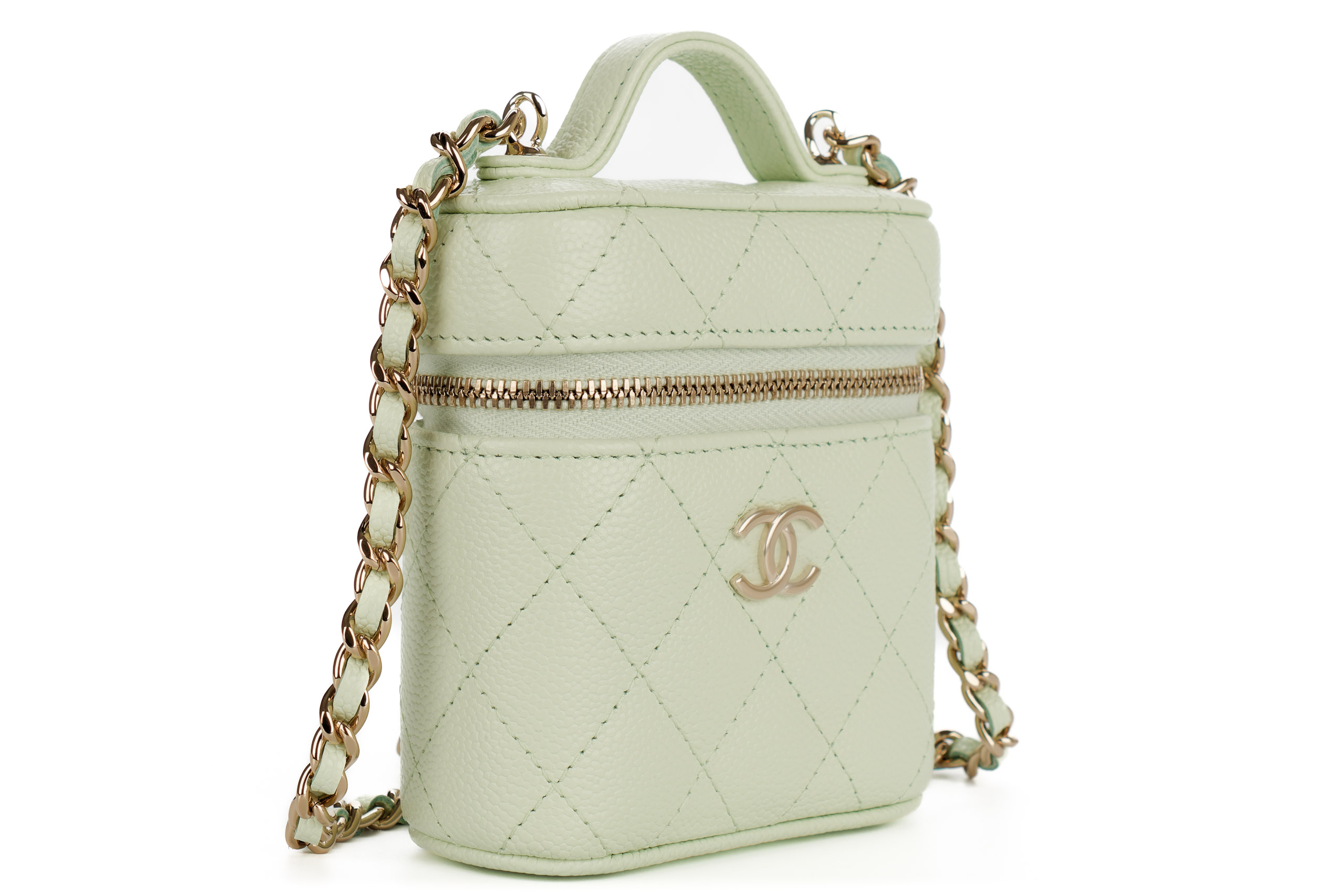 Chanel-Quilted-Vanity-Case-Light-Green-Crossbody-Bag-2022-2