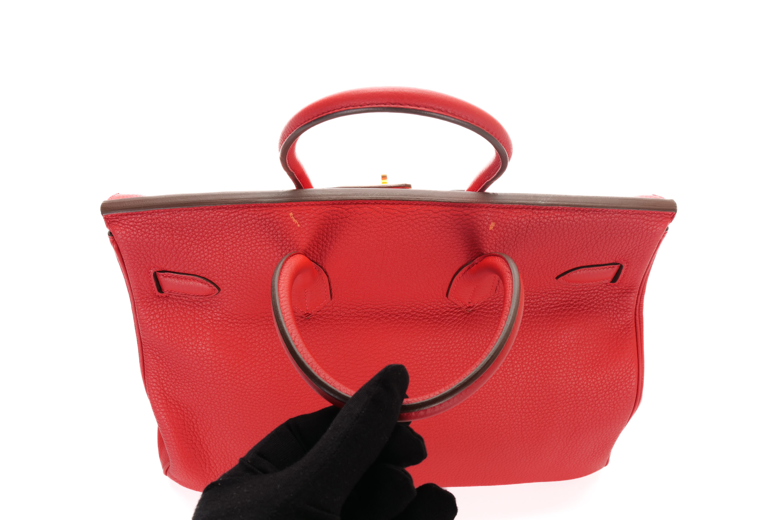 Hermès-Birkin-35-Rouge-Casaque-Togo-Gold-Hardware-12