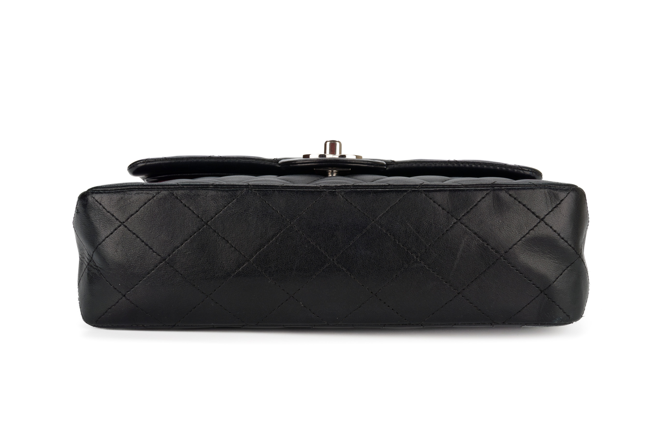 Chanel-Classic-Flap-Small-Black-Lambskin-Silver-Hardware-2006-2008-6