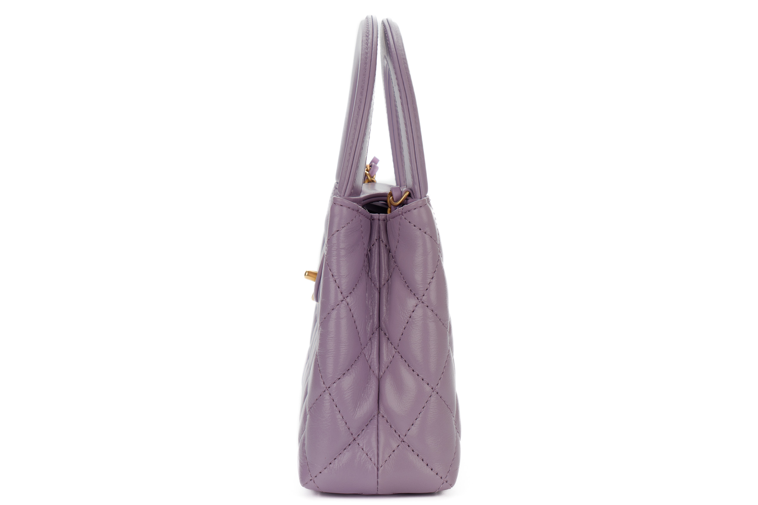 Chanel-Kelly-Tote-Small-Lilac-Goatskin-Gold-Hardware-2024-4