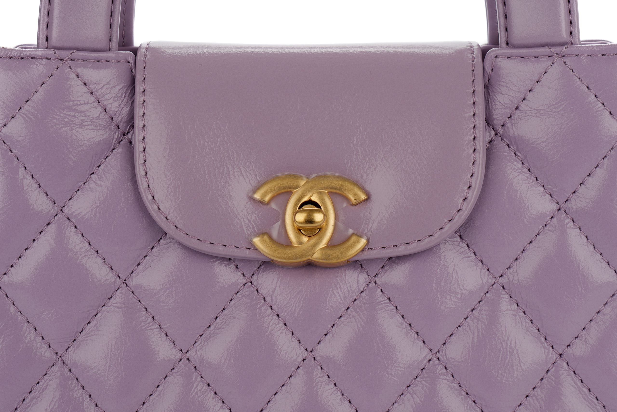 Chanel-Kelly-Tote-Small-Lilac-Goatskin-Gold-Hardware-2024-7