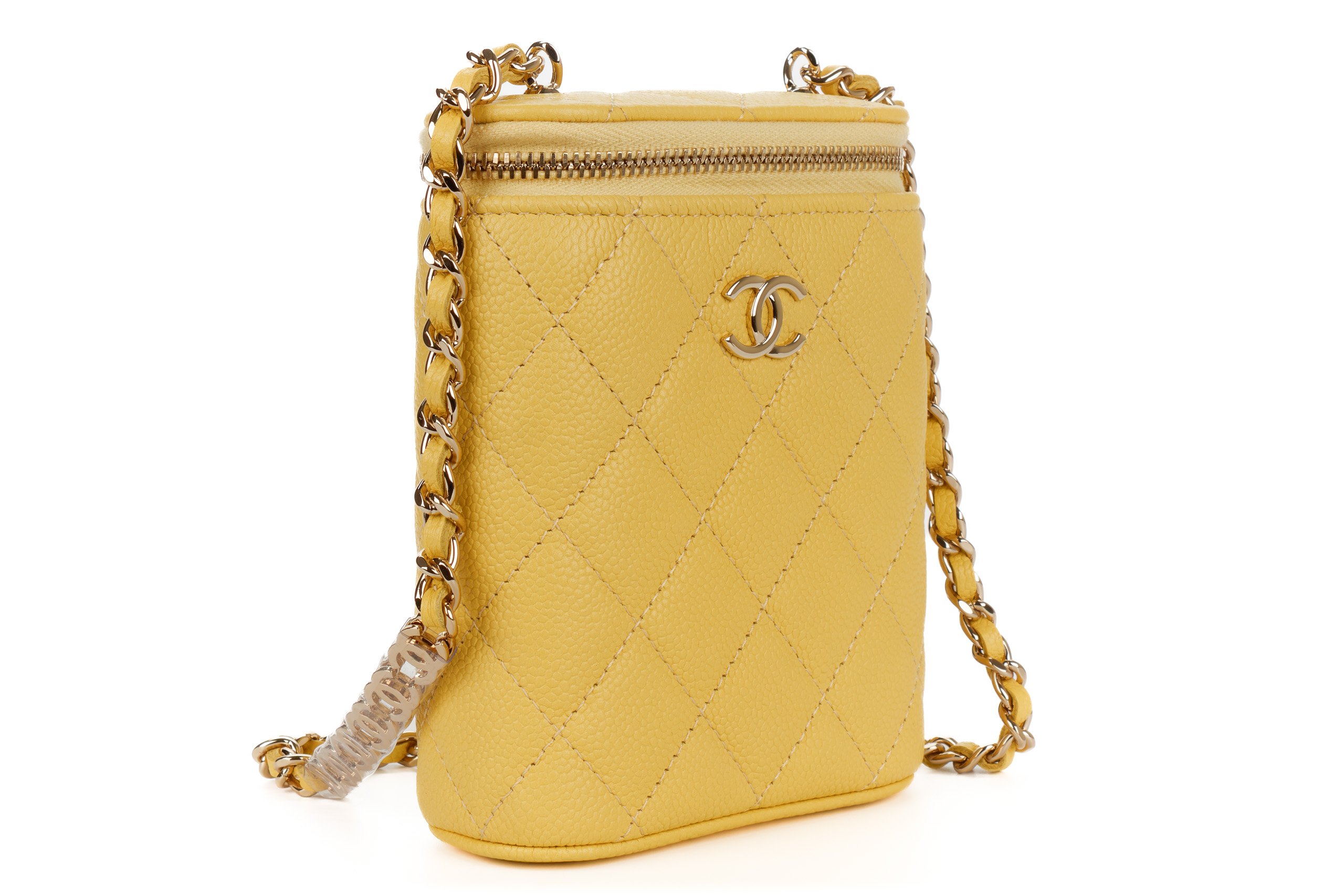 Chanel-Tall-Vanity-Crossbody-Yellow-Caviar-Light-Gold-Hardware-2022-2