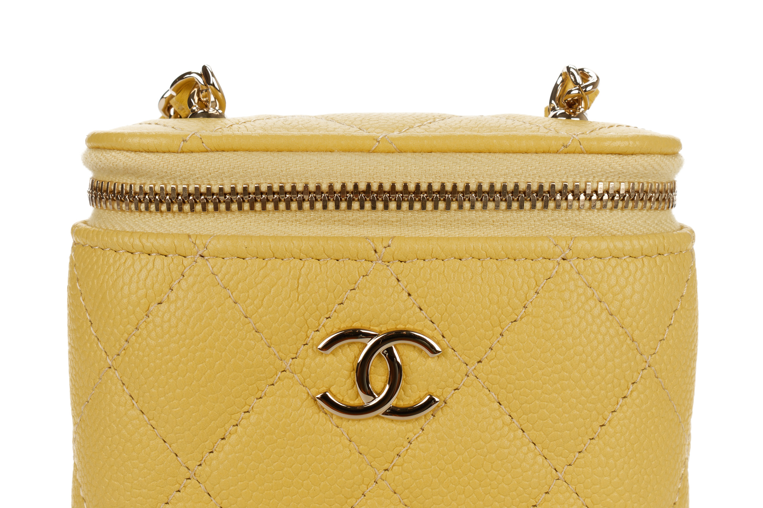 Chanel-Tall-Vanity-Crossbody-Yellow-Caviar-Light-Gold-Hardware-2022-7