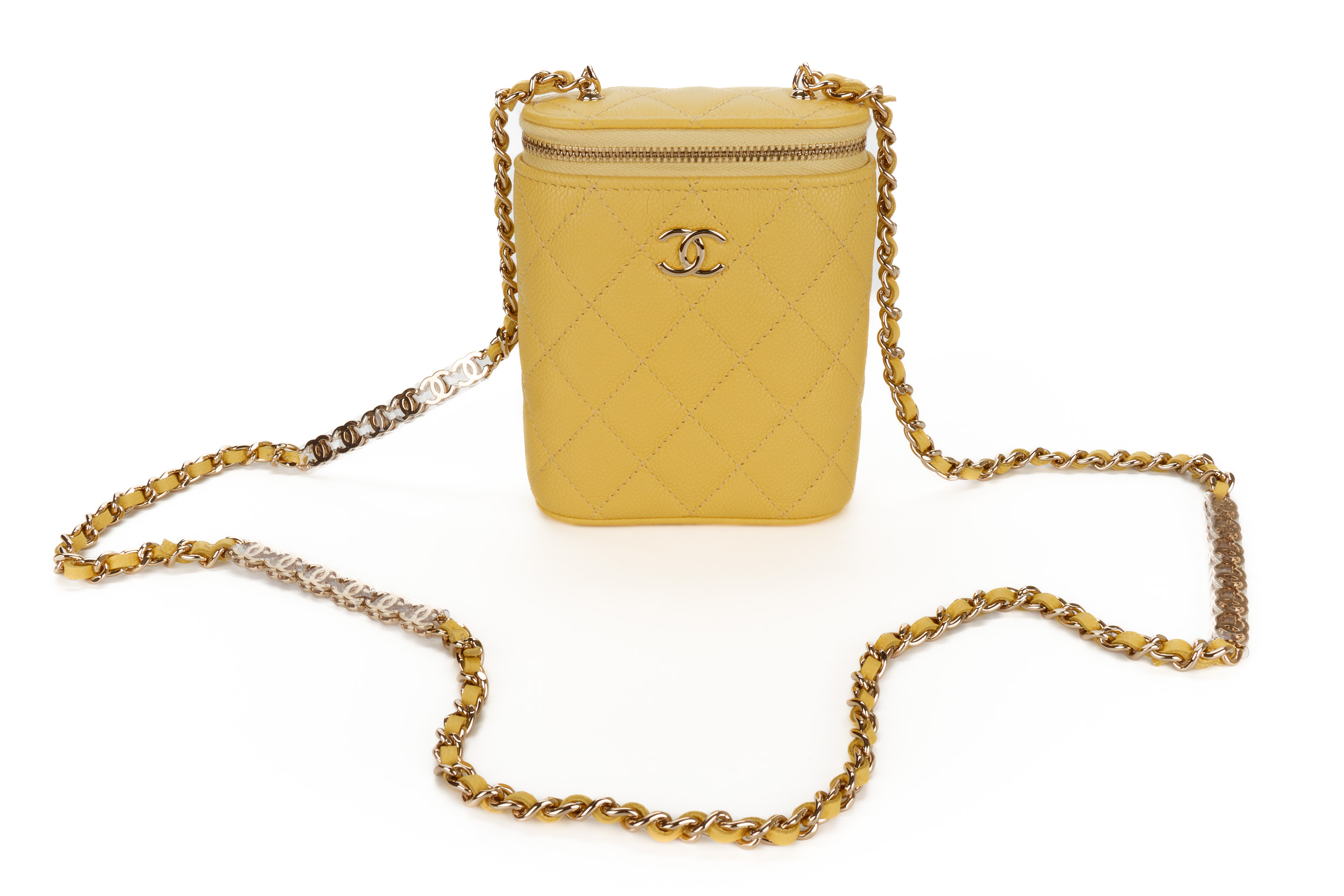 Chanel-Tall-Vanity-Crossbody-Yellow-Caviar-Light-Gold-Hardware-2022-8