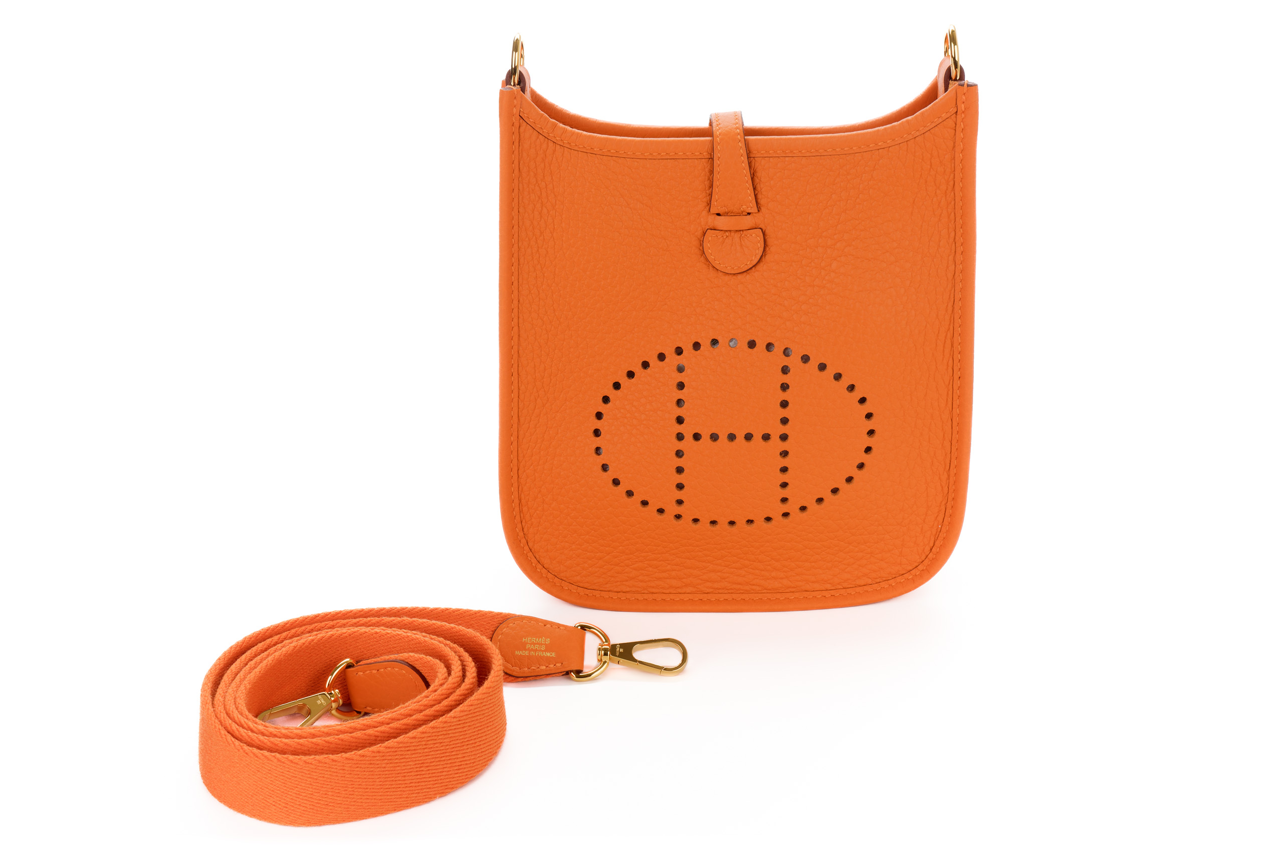 Hermès-Mini-Evelyne-Orange-H-Clemence-Gold-Hardware-2023-7