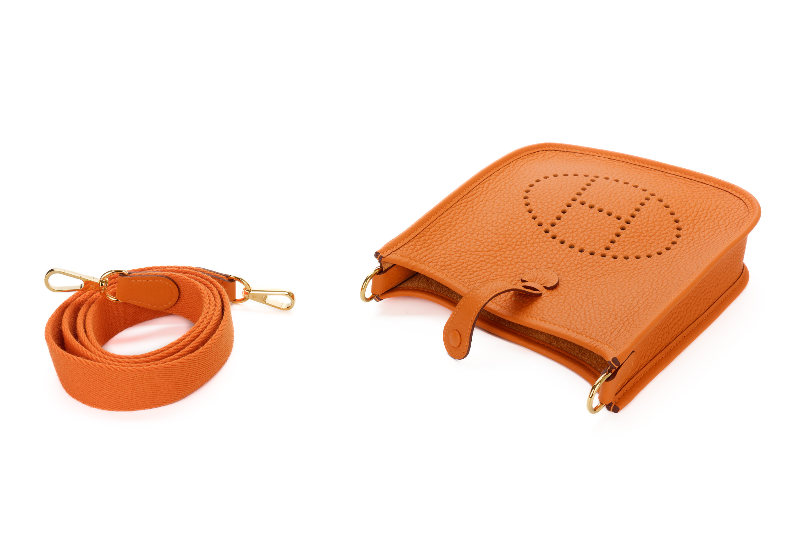 Hermès-Mini-Evelyne-Orange-H-Clemence-Gold-Hardware-2023-8