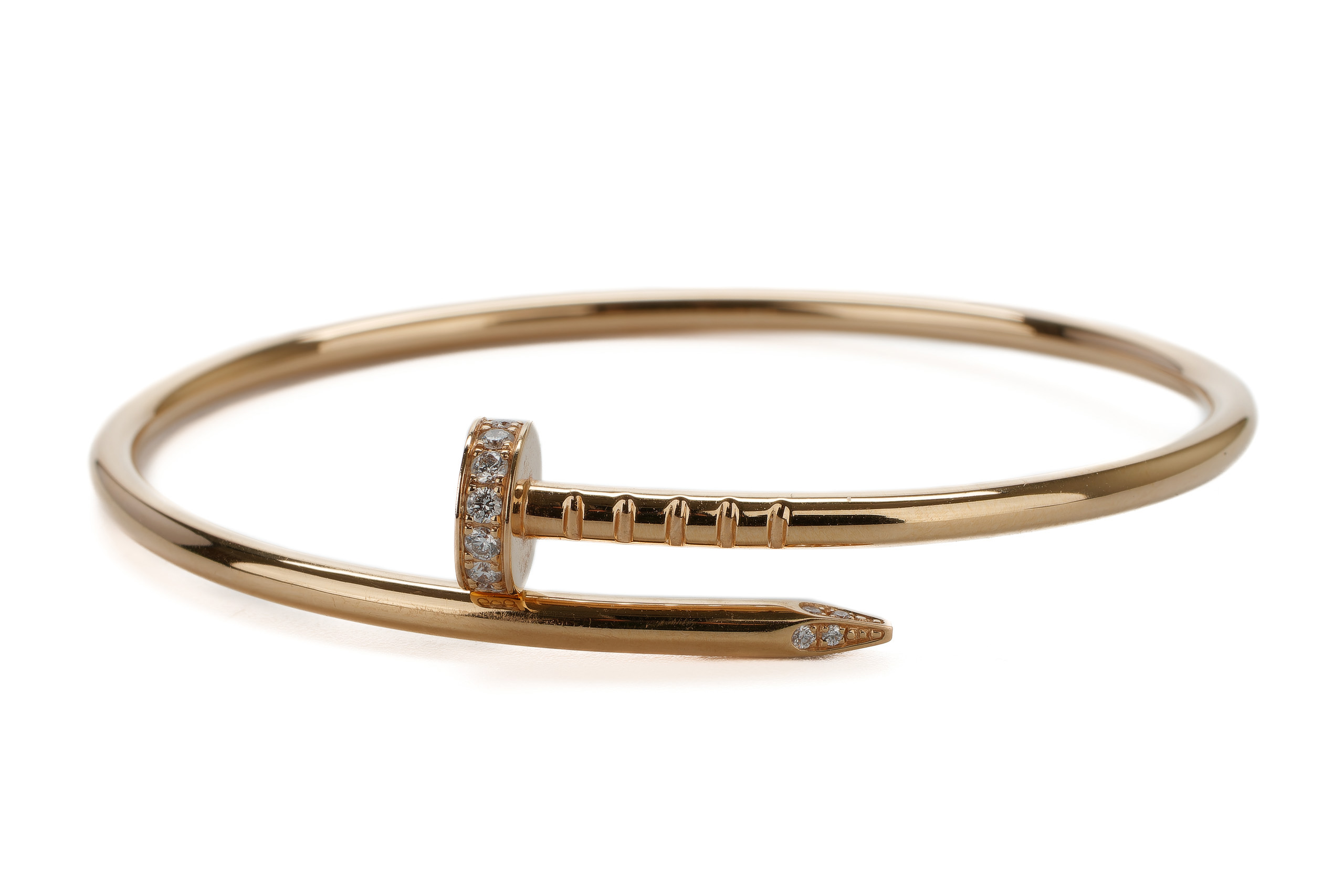 Cartier-Just-Un-Clou-Slim-Yellow-Gold-Diamonds-Bracelet-2024-29889-1